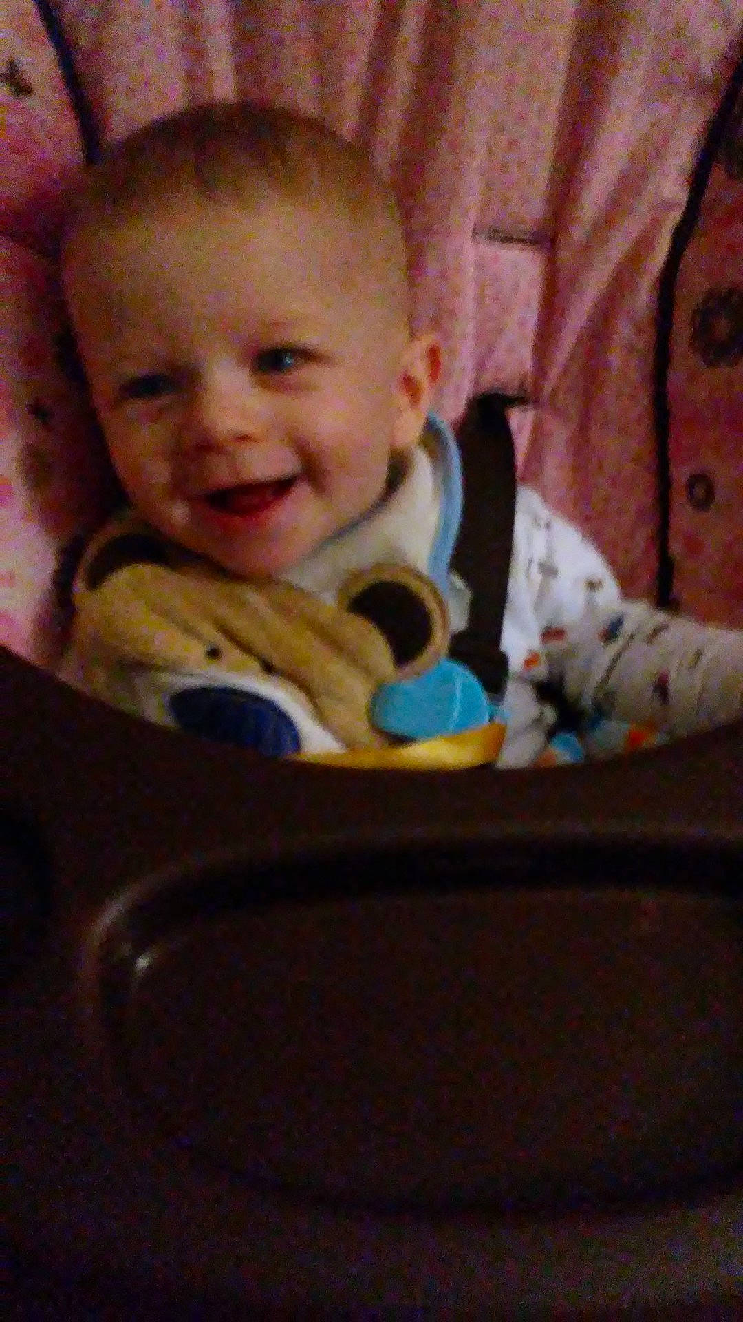 Ronnie is registered to the contest to win money with this photo: bedtime, boy, cheek, child, ear, eye, finger, fun, head, infant, iris, joy, mouth, nose, organ, person, product, sitting, skin, smile