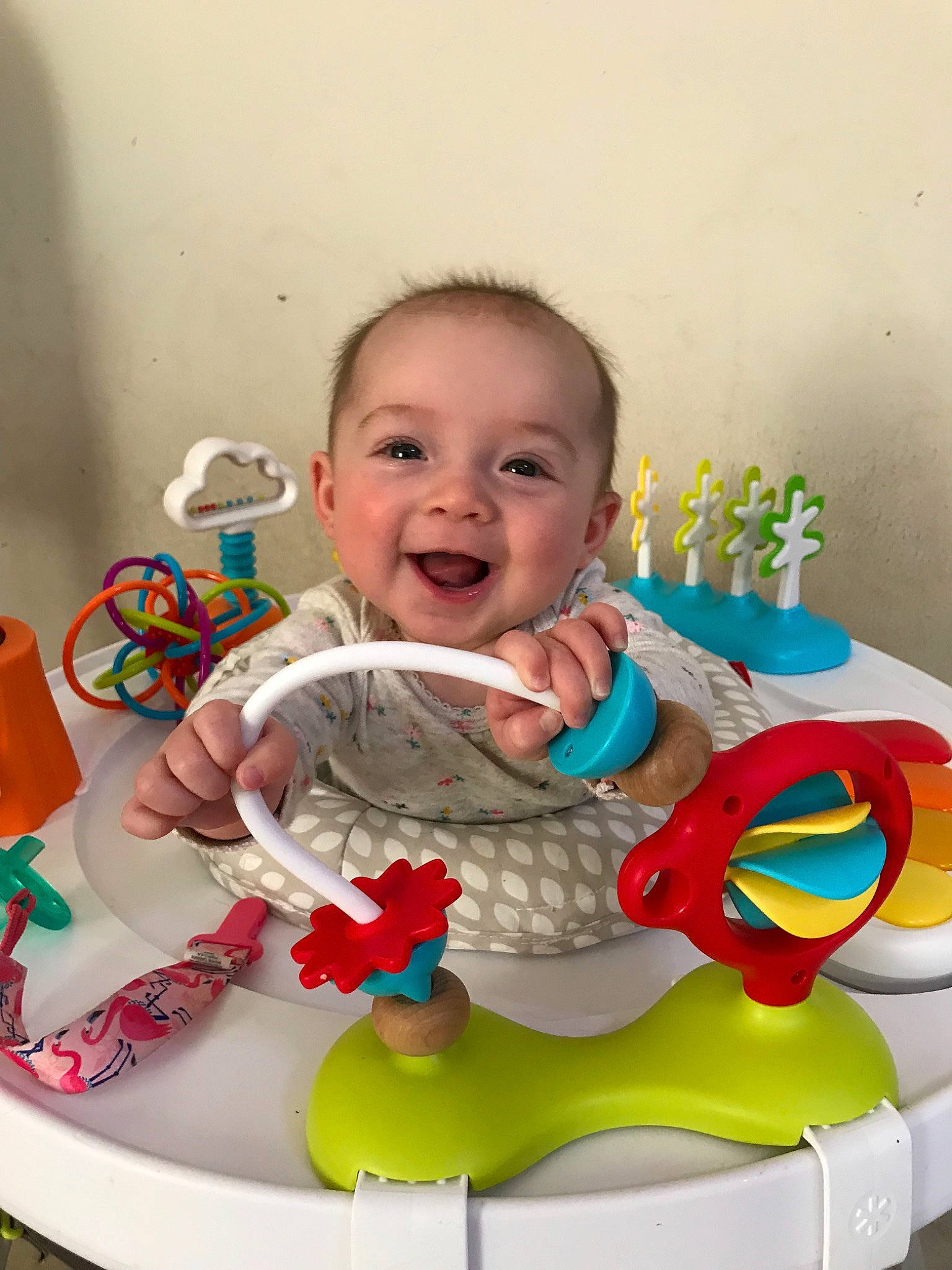 Hailey joined the competition — help win amazing prizes! baby, baby_products, baby_toys, child, person, play, product, sitting, toddler, toy