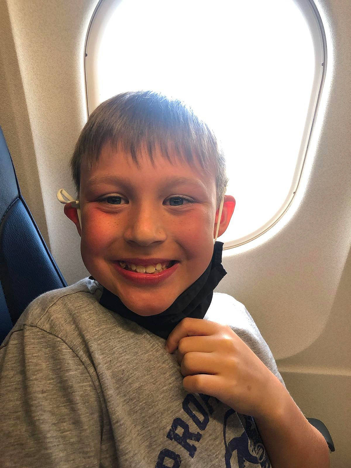 Jaxon joined the competition — help win amazing prizes! air_travel, cheek, chin, face, facial_expression, finger, forehead, gesture, hairstyle, happy, head, joy, mouth, nose, people, person, skin, sleeve, smile, t_shirt