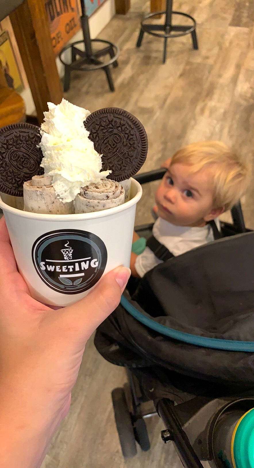 Lance joined the competition — help win amazing prizes! baby, coffee, cream, cuisine, cup, dairy, dessert, dish, drink, fast_food, food, frozen_dessert, gelato, ice_cream, ice_cream_cone, ingredient, person, recipe, sorbetes, toddler
