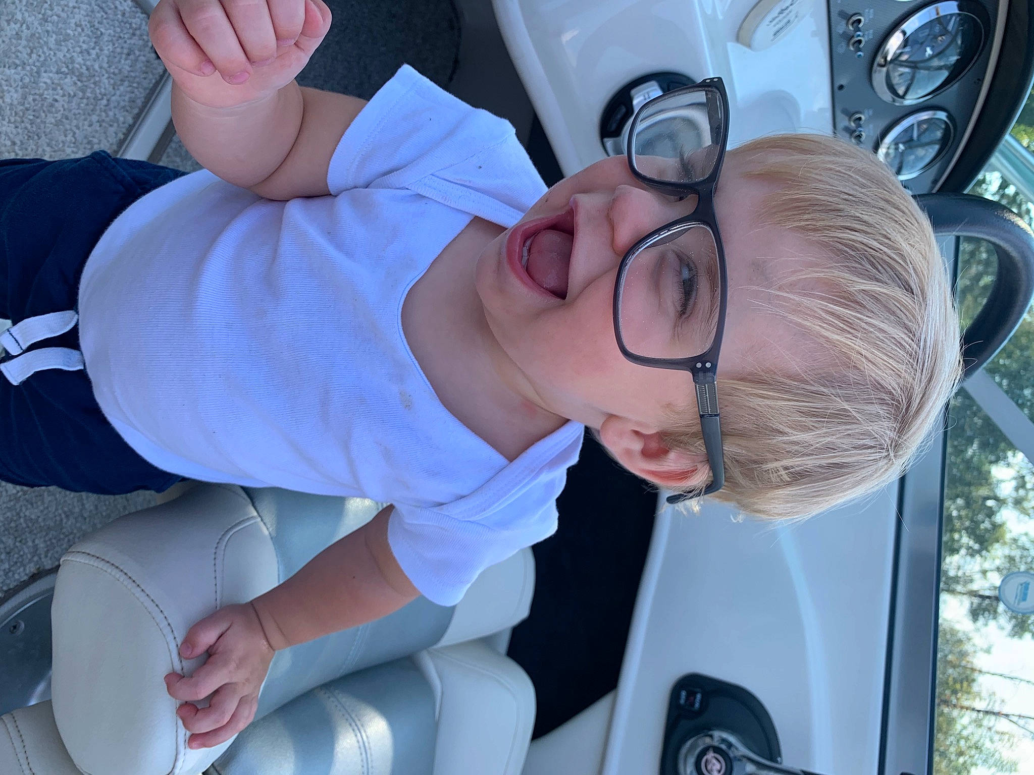 Lance joined the competition — help win amazing prizes! auto_part, automotive_lighting, car_seat, child, elbow, eyewear, family_car, fun, glasses, happy, hat, leisure, person, smile, sunglasses, toddler, tree, vacation, vehicle_door, vision_care