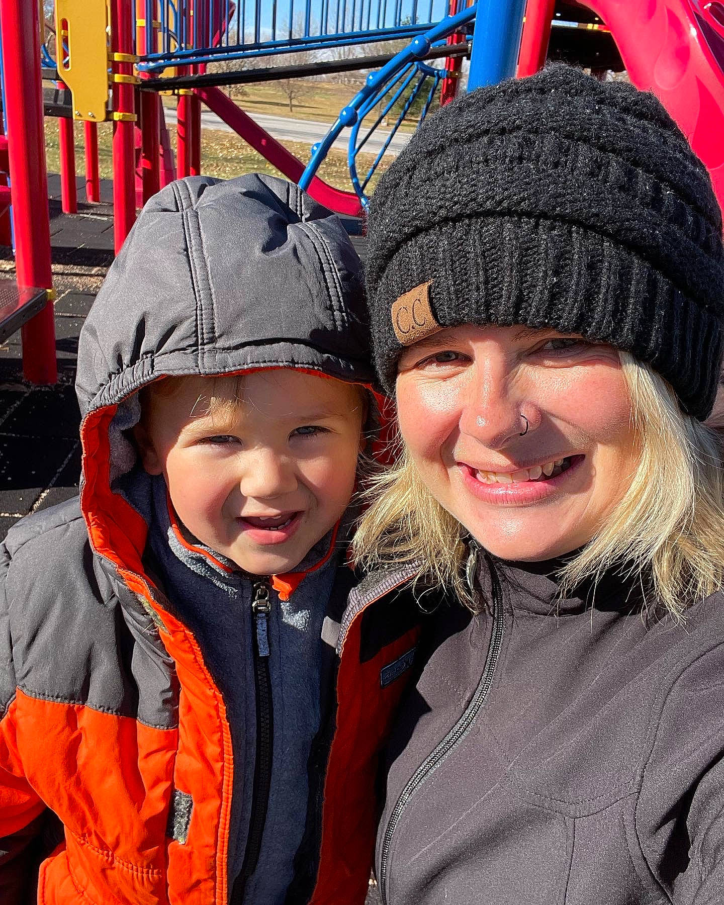 Tanner is registered to the contest to win money with this photo: cap, child, clothing, cool, event, fashion_accessory, freezing, fun, happy, headgear, headwear, jacket, joy, knit_cap, leisure, organ, outerwear, person, recreation, smile