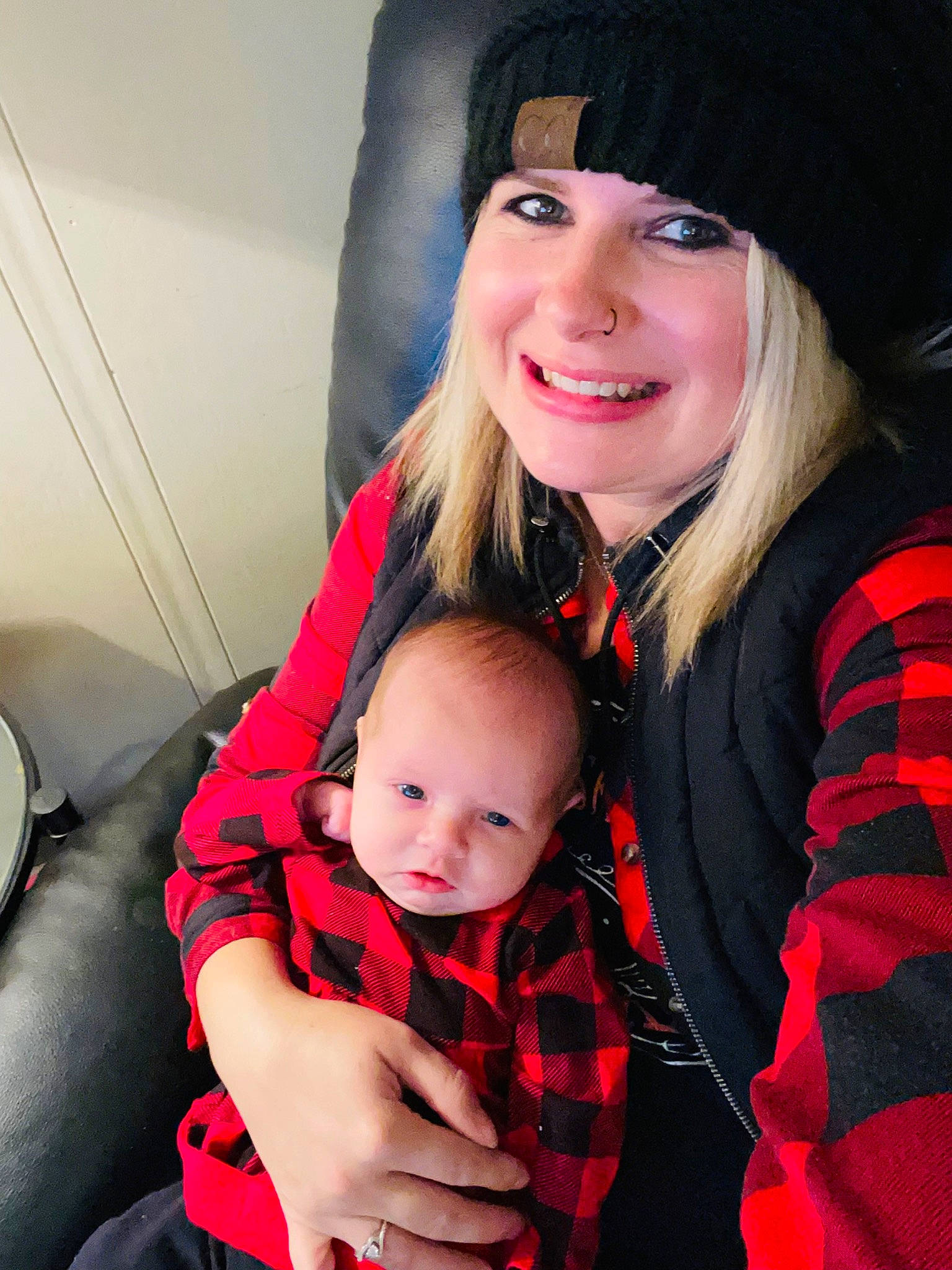 Everley joined the competition — help win amazing prizes! beauty, black_hair, cap, eye, face, facial_expression, fashion, flash_photography, fun, hairstyle, happy, hat, human, joy, lip, organ, person, red, skin, sleeve