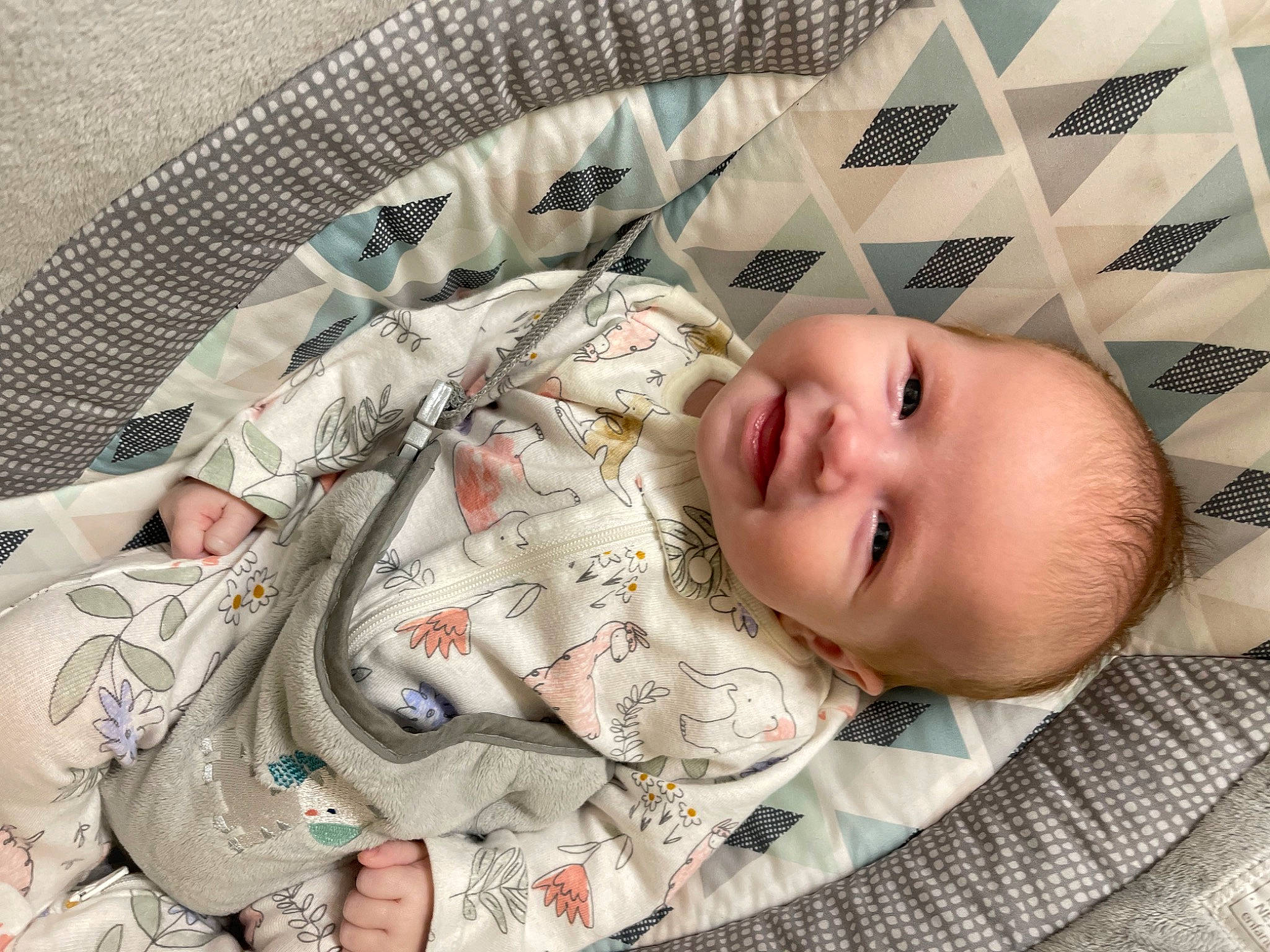 Everley is registered to the contest to win money with this photo: baby, baby_safety, baby_toddler_clothing, cheek, child, comfort, eyebrow, face, facial_expression, head, iris, linens, mammal, mouth, nose, person, skin, sleeve, smile, textile
