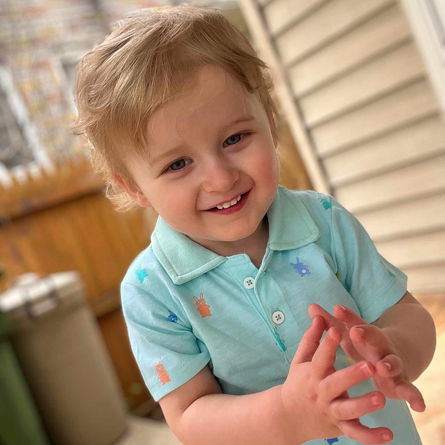 Kameron joined the competition — help win amazing prizes! accessories, applause, baby, blonde, bodypart, brownhair, clothing, face, finger, hair, hand, happy, head, indoors, interiordesign, person, photography, portrait, sleeve, smile