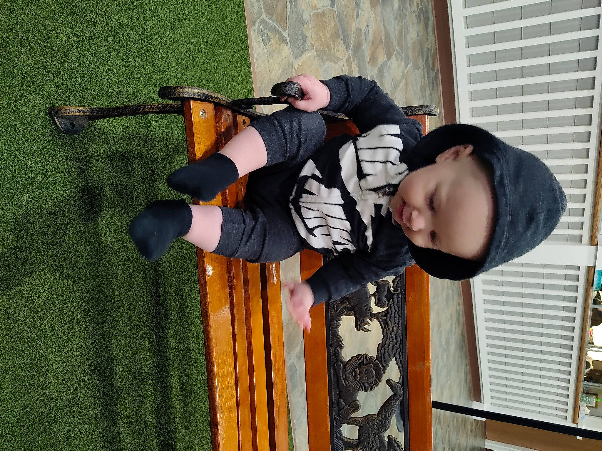 Riley joined the competition — help win amazing prizes! headwear, person