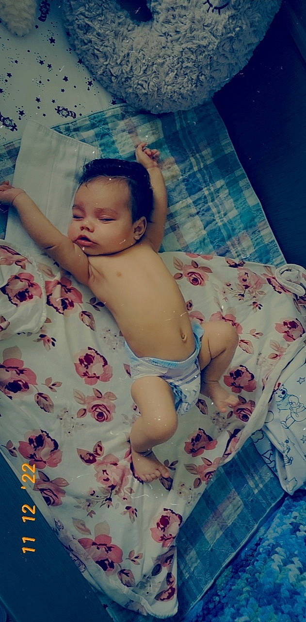 Alani joined the competition — help win amazing prizes! abdomen, arm, baby, chest, comfort, diaper, finger, happy, human_body, leg, mouth, muscle, person, pink, skin, stomach, textile, thigh, toddler, trunk