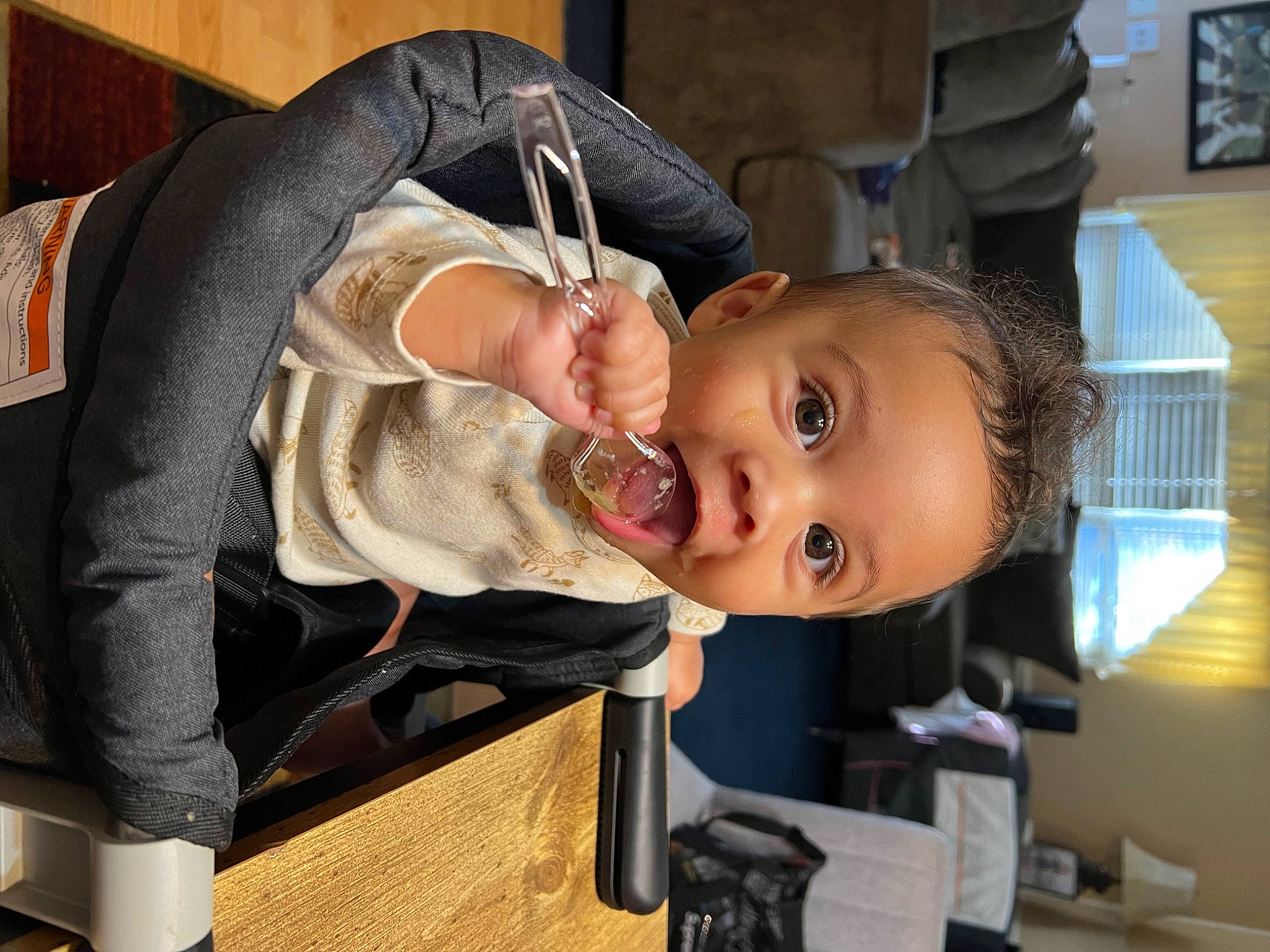 Harlow joined the competition — help win amazing prizes! baby, baby_products, baby_toddler_clothing, cheek, child, chin, comfort, ear, eye, fun, hat, mouth, nose, person, room, sitting, smile, toddler