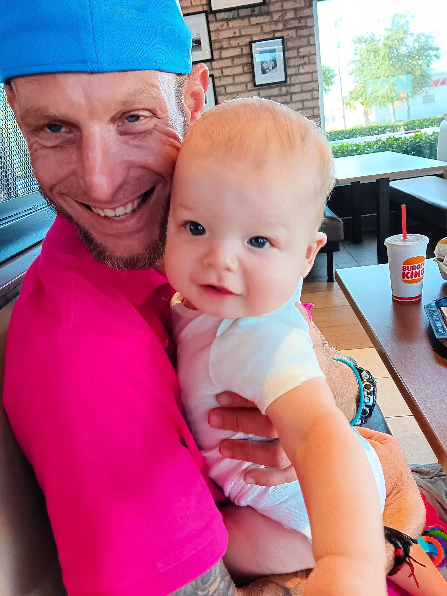 Chance joined the competition — help win amazing prizes! baby, baby_toddler_clothing, cap, child, event, fun, happy, headwear, joy, leisure, person, pink, recreation, skin, smile, t_shirt, table, tableware, thigh, thumb