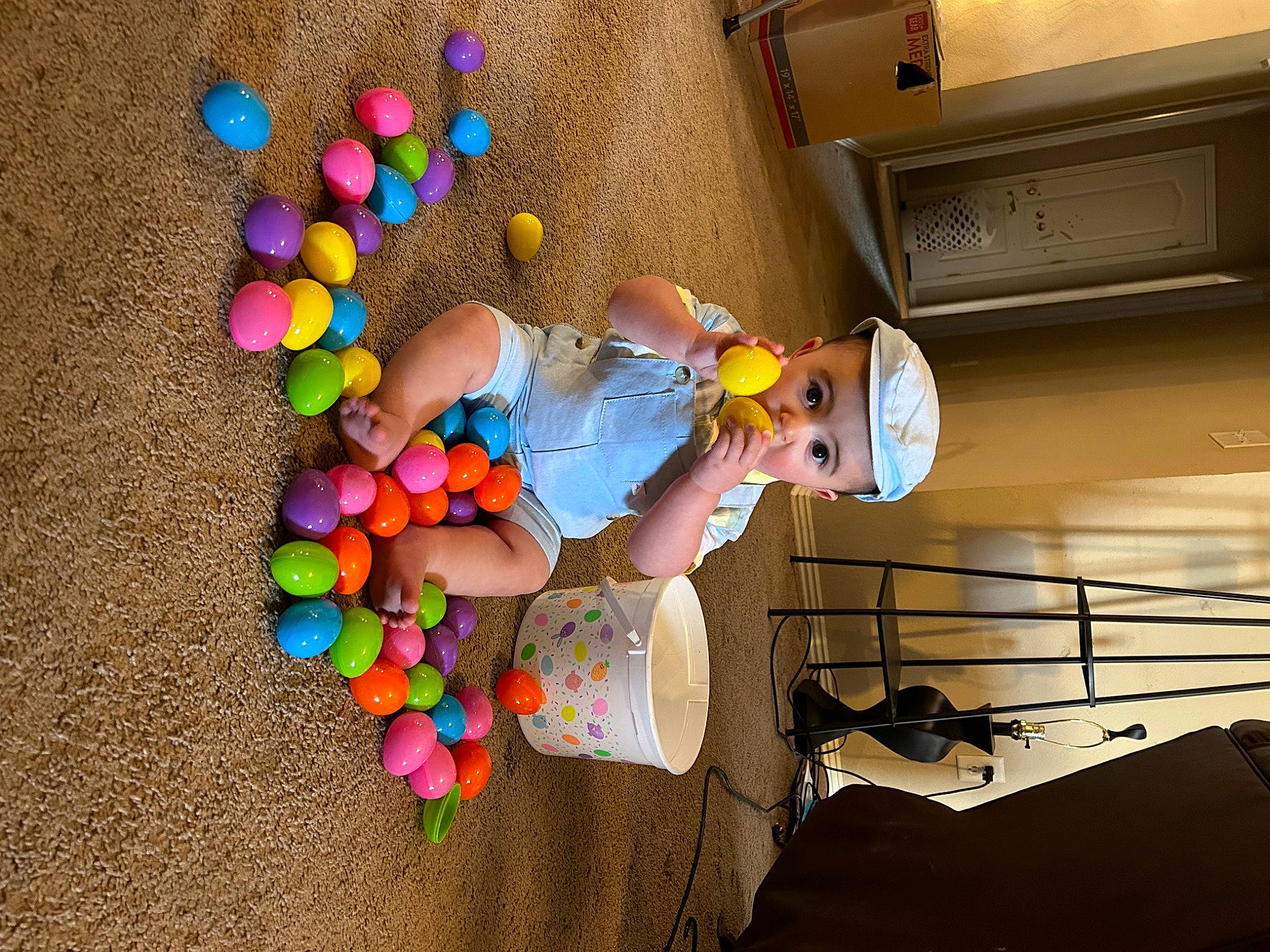 Chrystian joined the competition — help win amazing prizes! baby, baby_products, baby_toys, balloon, child, event, fun, happy, home_appliance, party, party_supply, person, play, product, room, surprise, t_shirt, toddler, toy