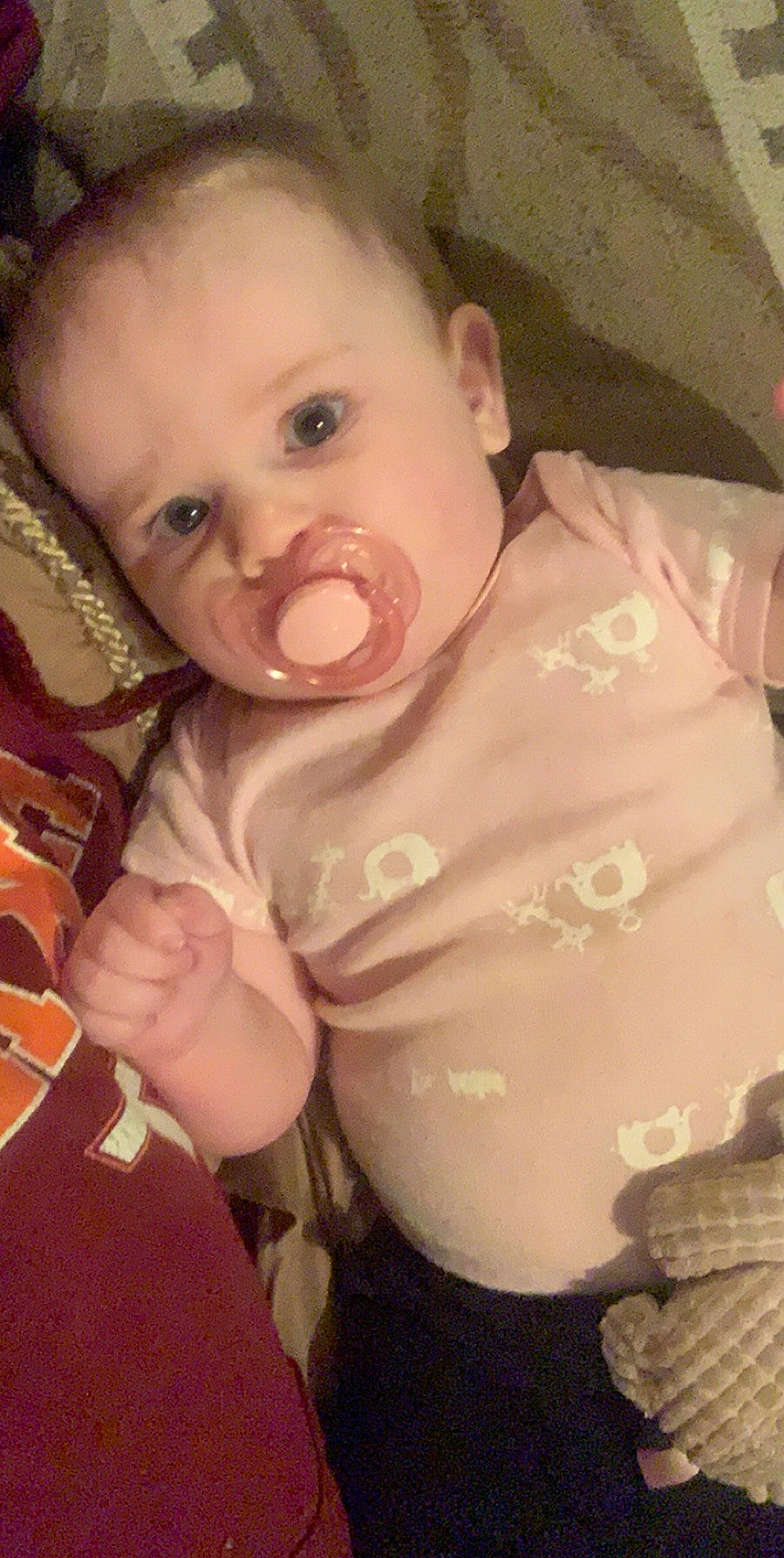 Blakeleigh is registered to the contest to win money with this photo: baby, cheek, child, ear, eye, face, facial_expression, head, lip, mouth, neck, nose, person, product, skin, smile, toddler