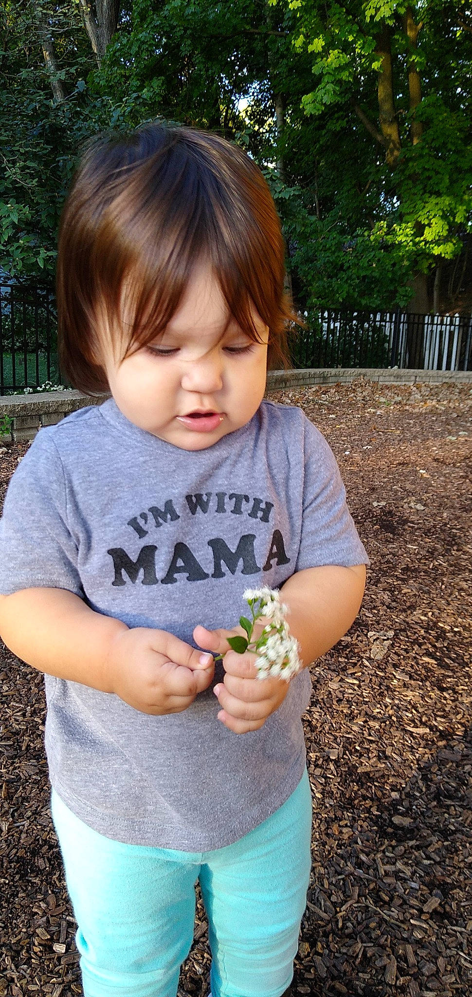 Giana joined the competition — help win amazing prizes! child, cruciferous_vegetables, eating, garden, leaf_vegetable, person, plant, play, spring, toddler