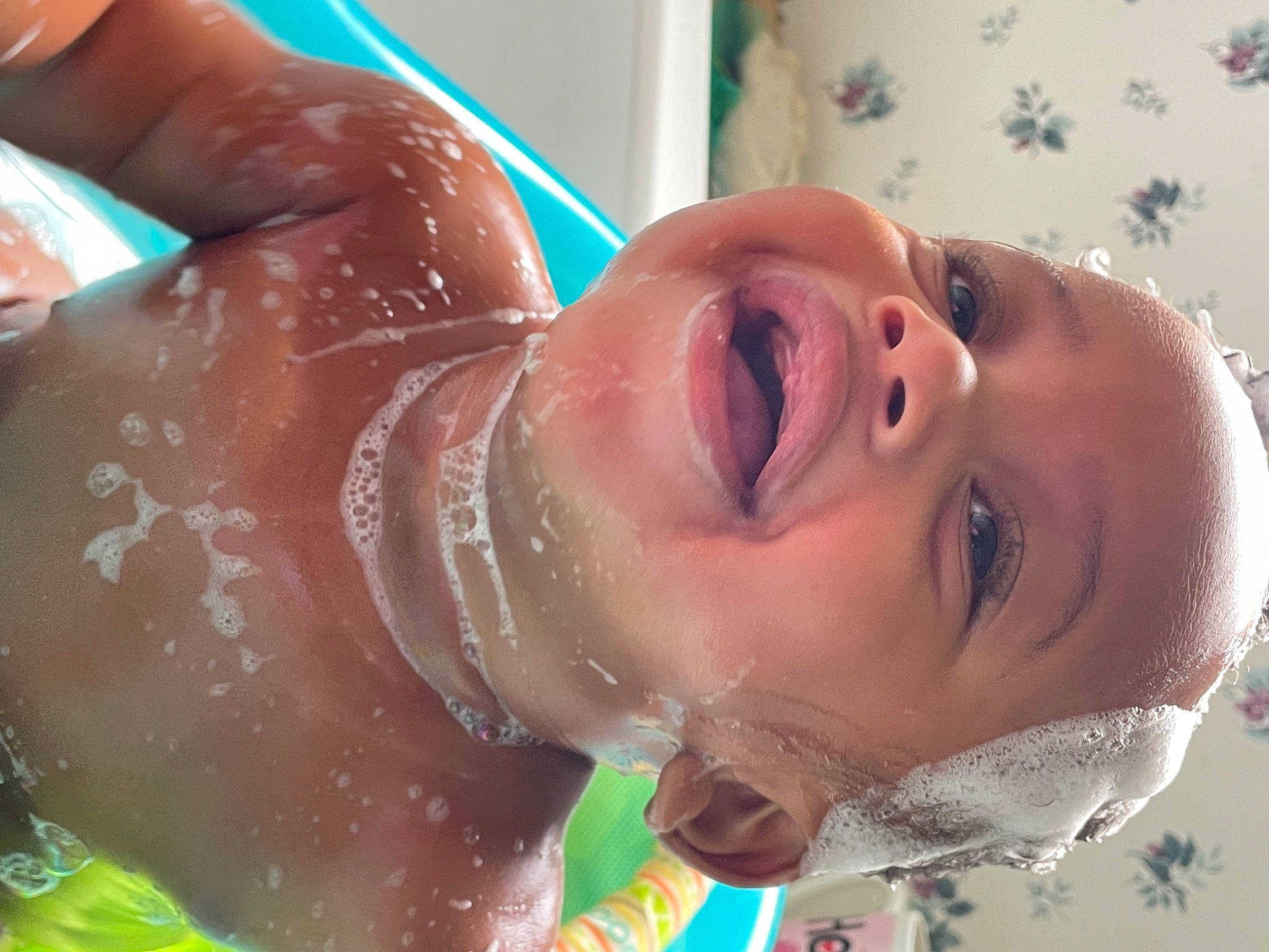 Chase joined the competition — help win amazing prizes! baby, bathing, cheek, chin, ear, eyebrow, eyelash, finger, fluid, happy, headgear, lip, mouth, neck, nose, person, product, skin, smile, toddler