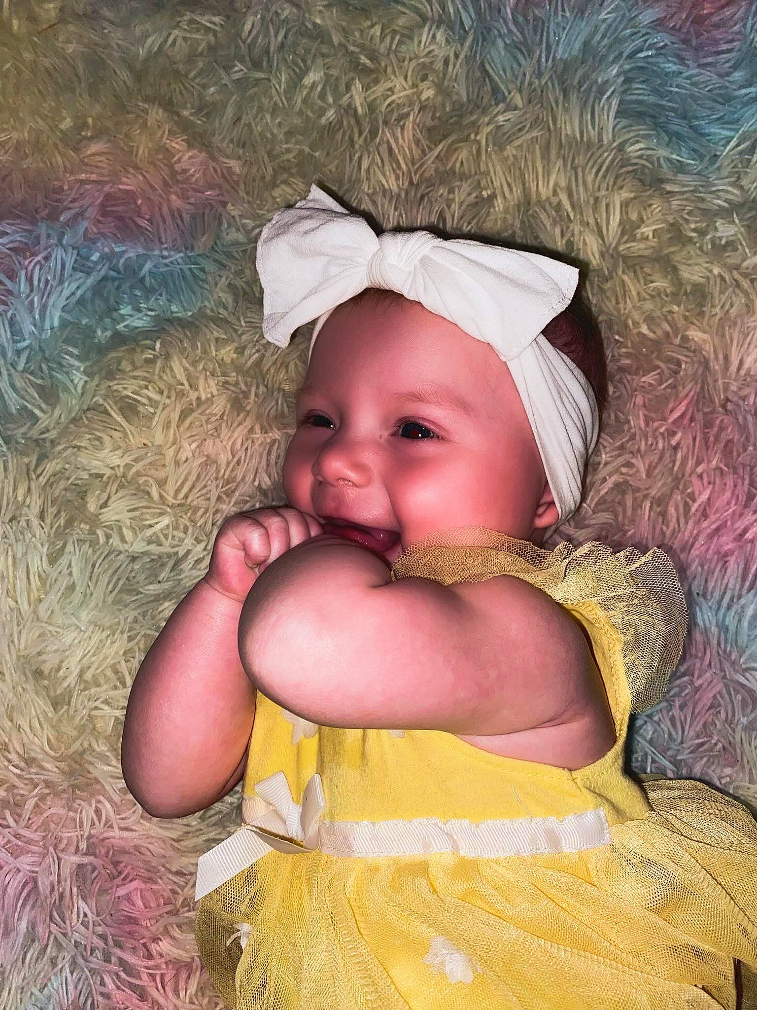 Paizley joined the competition — help win amazing prizes! baby, baby_toddler_clothing, child, doll, fashion_accessory, fun, fur, grass, happy, headwear, people_in_nature, person, portrait_photography, sun_hat, toddler