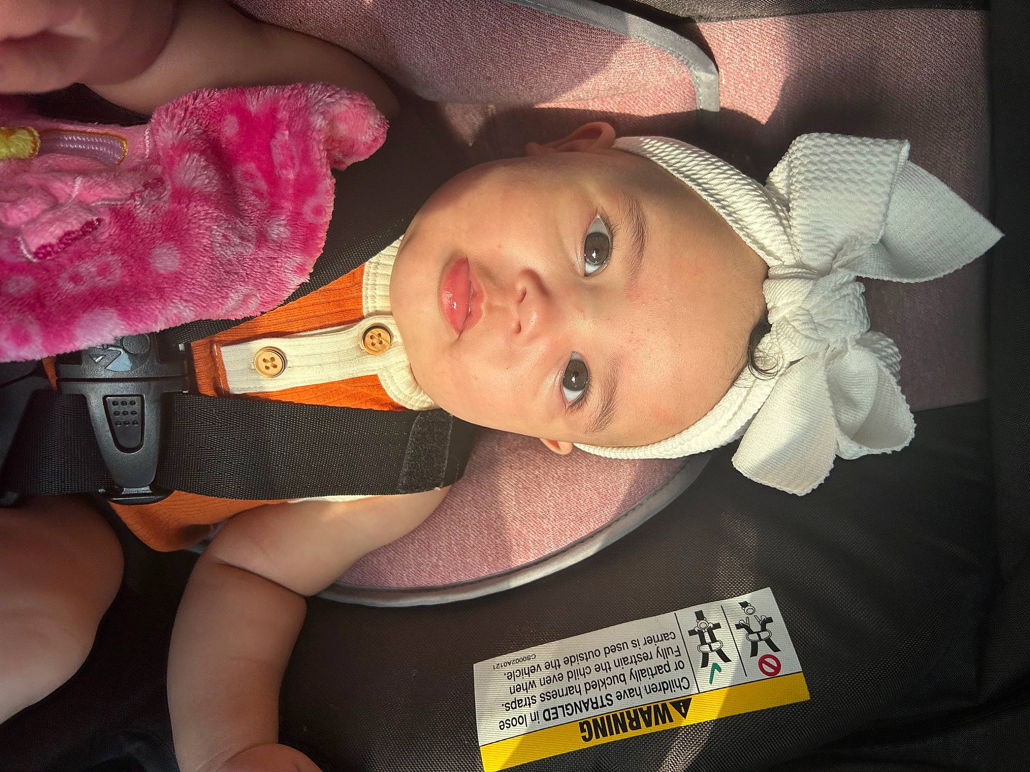 Amiyah is registered to the contest to win money with this photo: baby, baby_toddler_clothing, cheek, chin, cool, ear, eyebrow, eyelash, fun, hairstyle, happy, hat, iris, lip, mouth, nose, person, pink, skin, smile