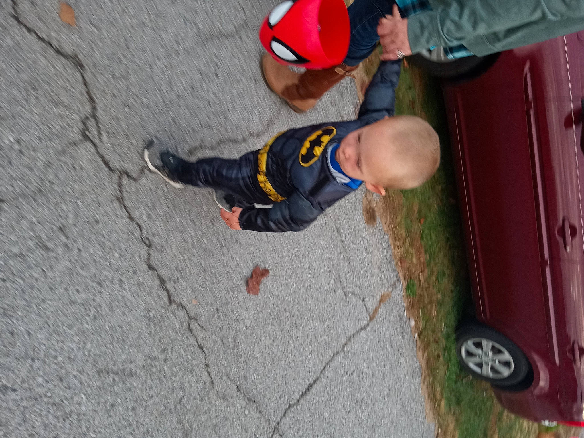 Charles Brannan joined the competition — help win amazing prizes! adventure, asphalt, automotive_tire, automotive_wheel_system, baseball_cap, car, concrete, fun, hat, human_leg, person, recreation, road_surface, rolling, shorts, sidewalk, sportswear, tire, toddler, vehicle_door