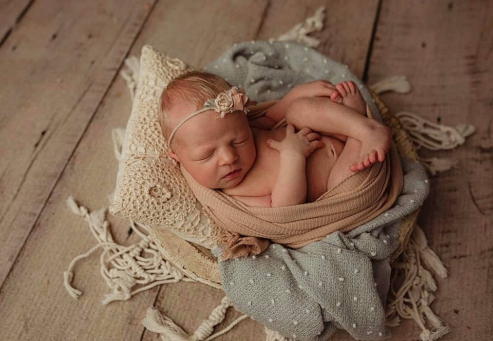 Brinley joined the competition — help win amazing prizes! baby, child, fashion_accessory, hair_accessory, headgear, person, photograph, photography, sleep