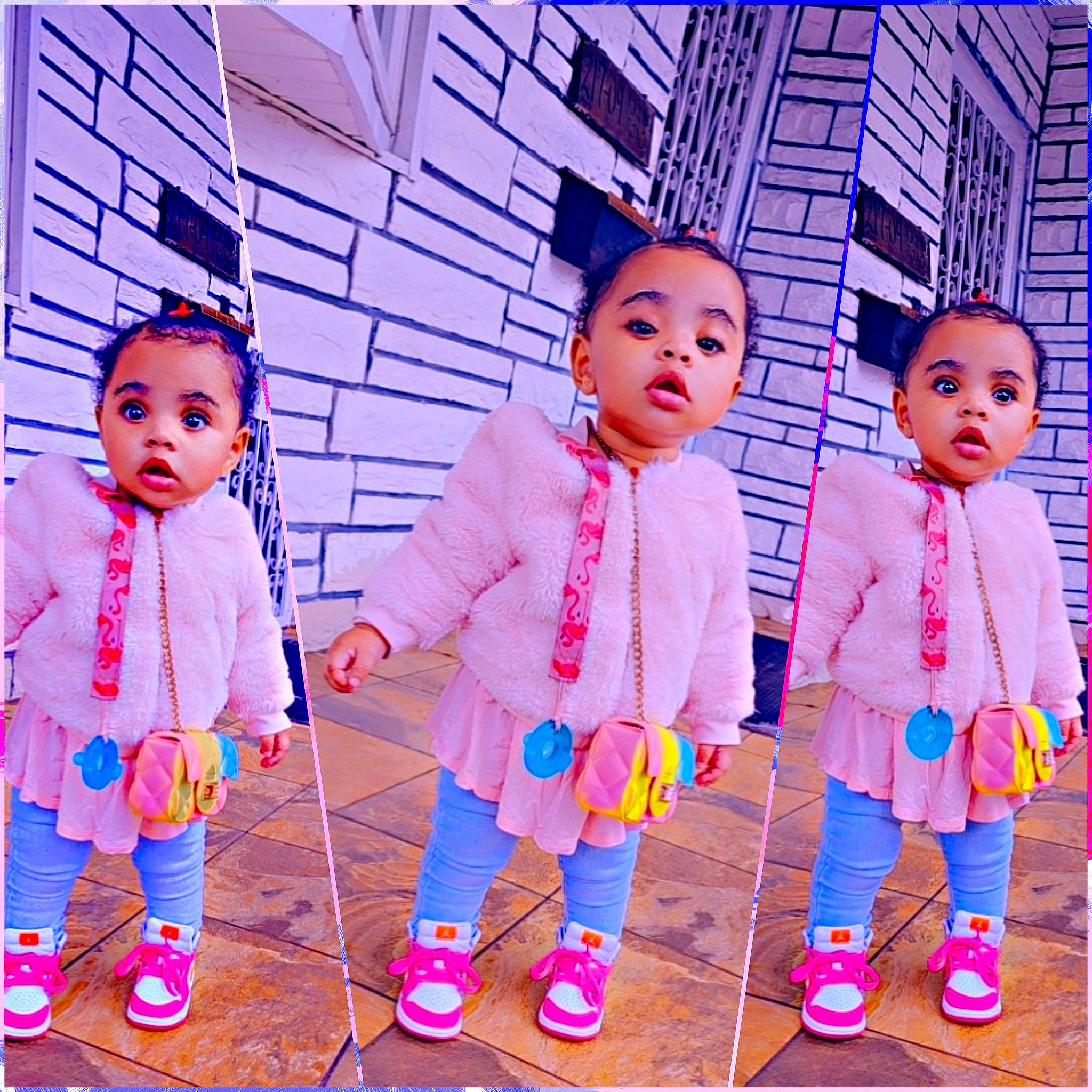 Ame'Ya joined the competition — help win amazing prizes! art, baby, baby_toddler_clothing, blue, building, child, event, fun, happy, magenta, pattern, person, pink, playing_with_kids, purple, sleeve, surprise, toddler, violet