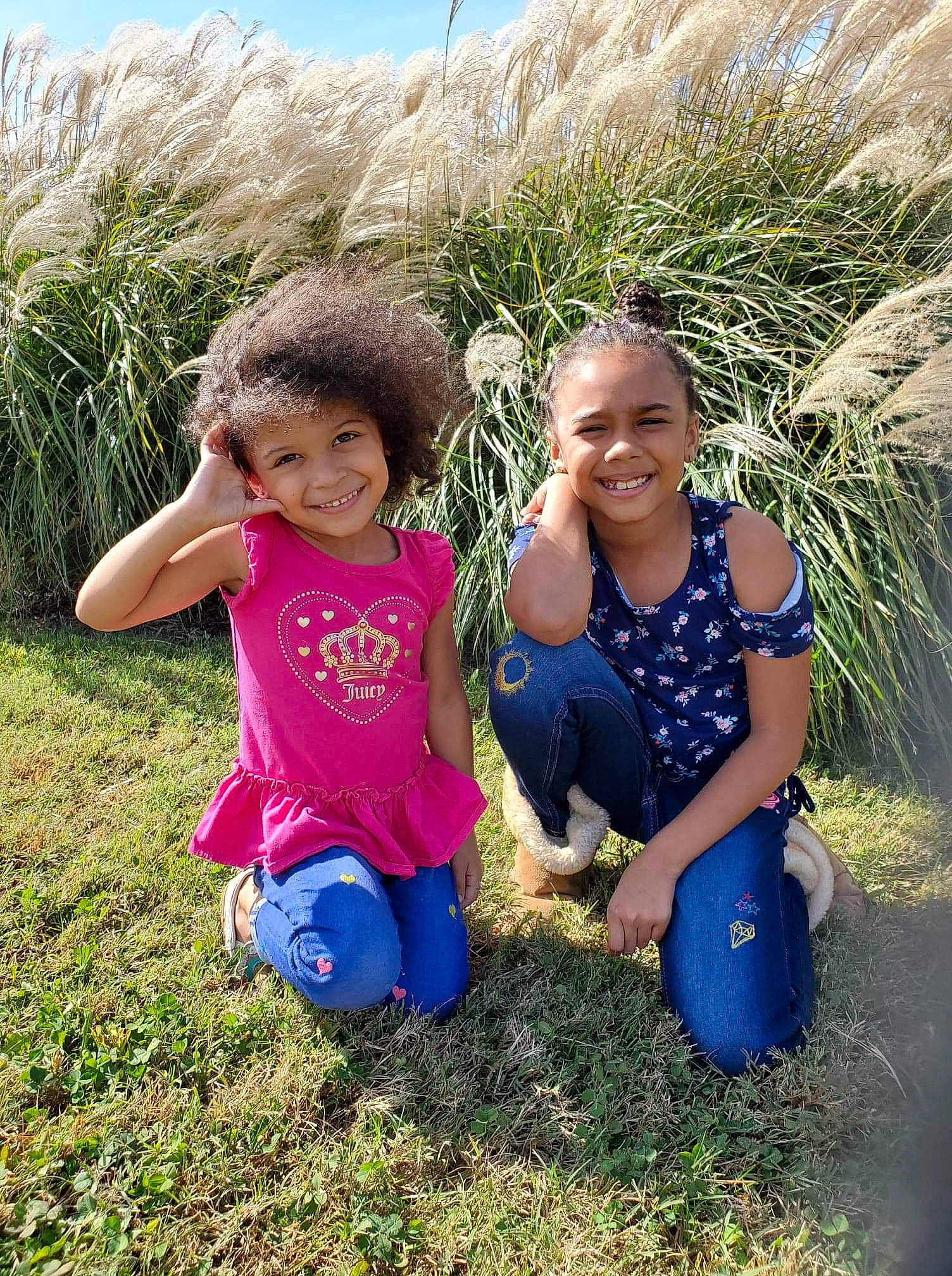 Ka'Lea is registered to the contest to win money with this photo: adaptation, child, family, friendship, fun, grass, grass_family, happy, joy, leisure, people, people_in_nature, person, photography, plant, sibling, smile, spring, summer, toddler