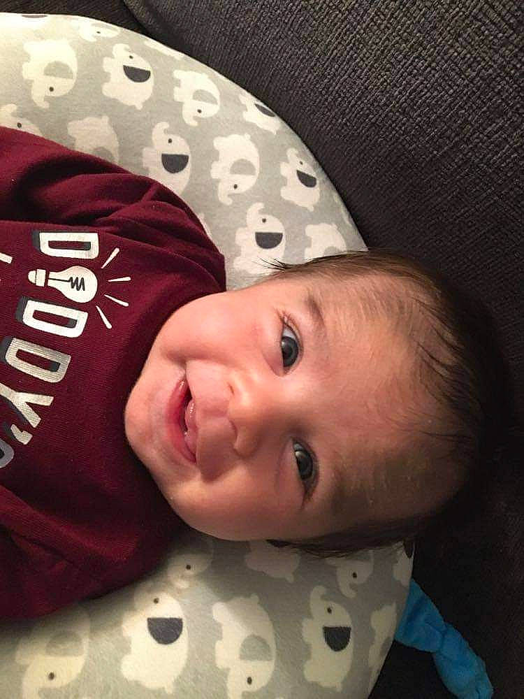 Damien joined the competition — help win amazing prizes! baby, bedtime, cheek, child, lip, mouth, nose, person, toddler