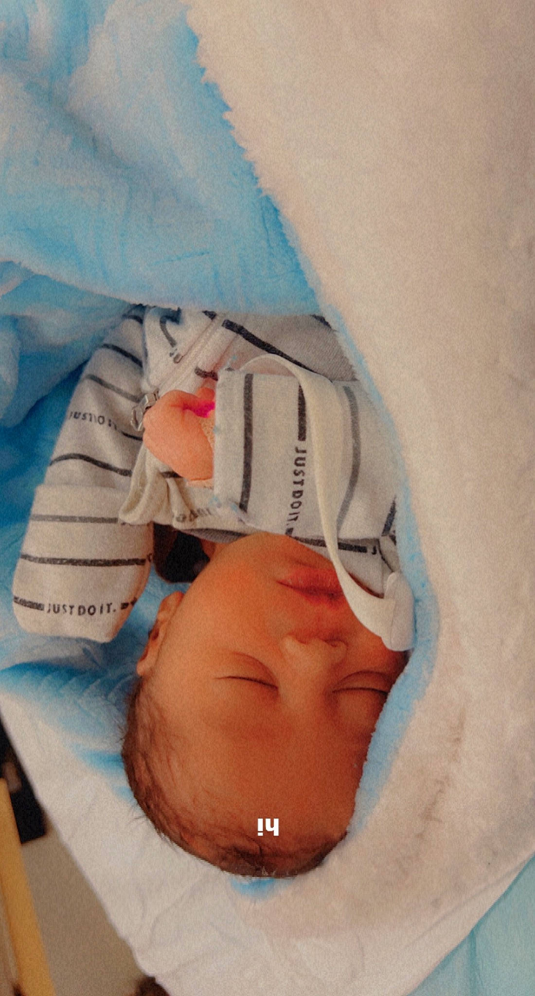 Kamari is registered to the contest to win money with this photo: baby, baby_products, baby_safety, baby_sleeping, baby_toddler_clothing, bedtime, cheek, child, comfort, eyebrow, eyelash, facial_expression, headgear, linens, mouth, nose, person, room, skin, textile