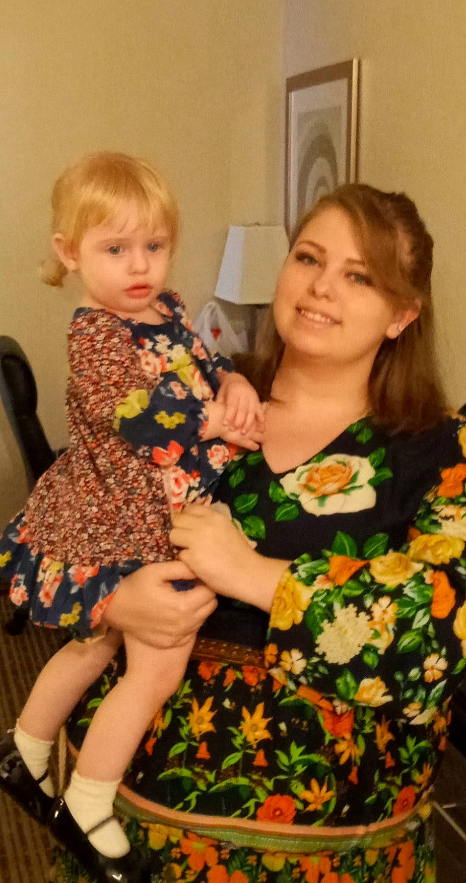 Maelee joined the competition — help win amazing prizes! chair, comfort, couch, day_dress, dress, event, face, facial_expression, flower_arranging, formal_wear, fun, happy, human_leg, joy, lap, necklace, one_piece_garment, person, plant, smile