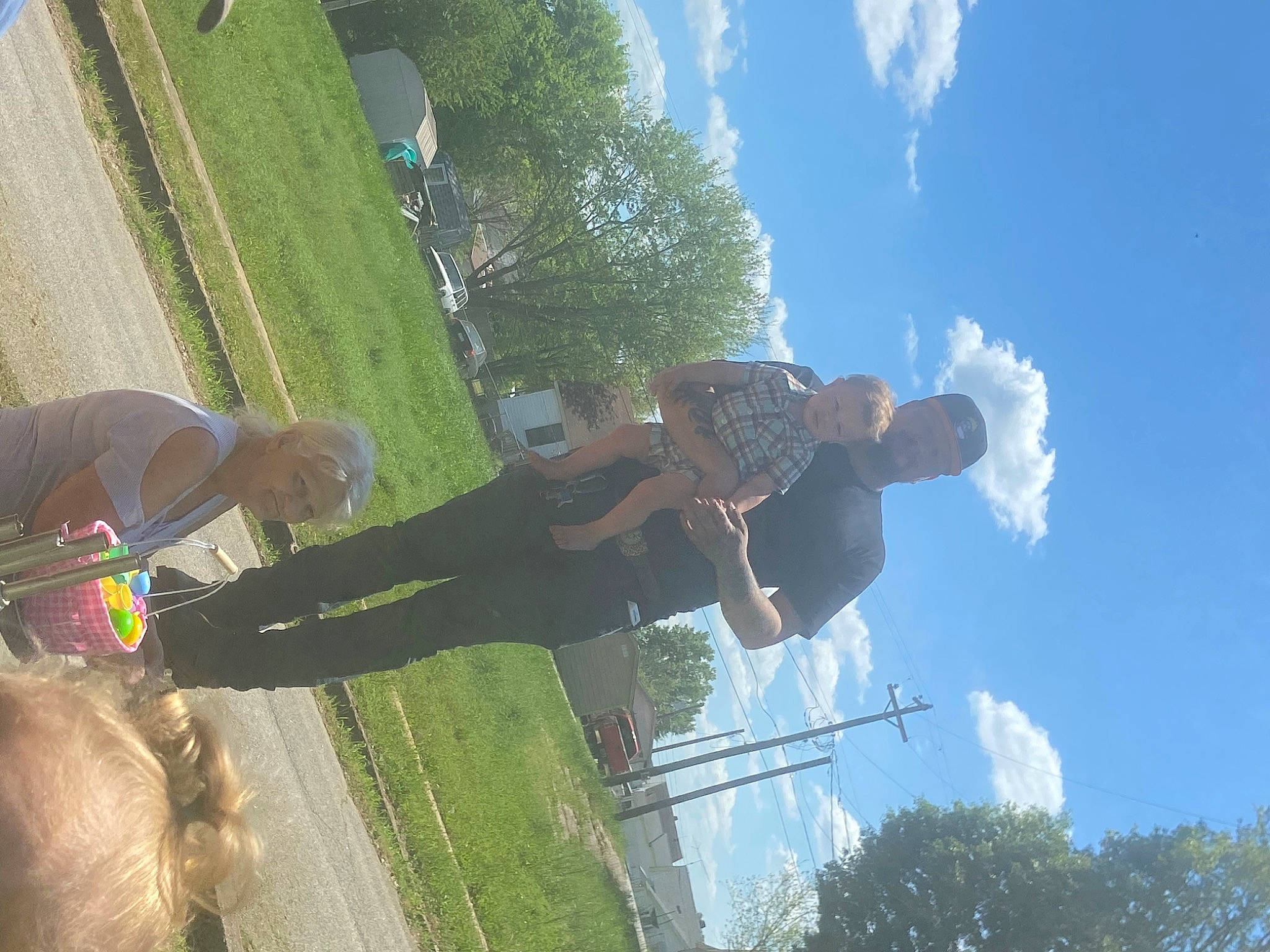 William joined the competition — help win amazing prizes! cloud, daytime, fun, grass, grassland, green, joy, landscape, leisure, line, nature, people_in_nature, person, photography, plant, pole, recreation, sky, spring, sunlight