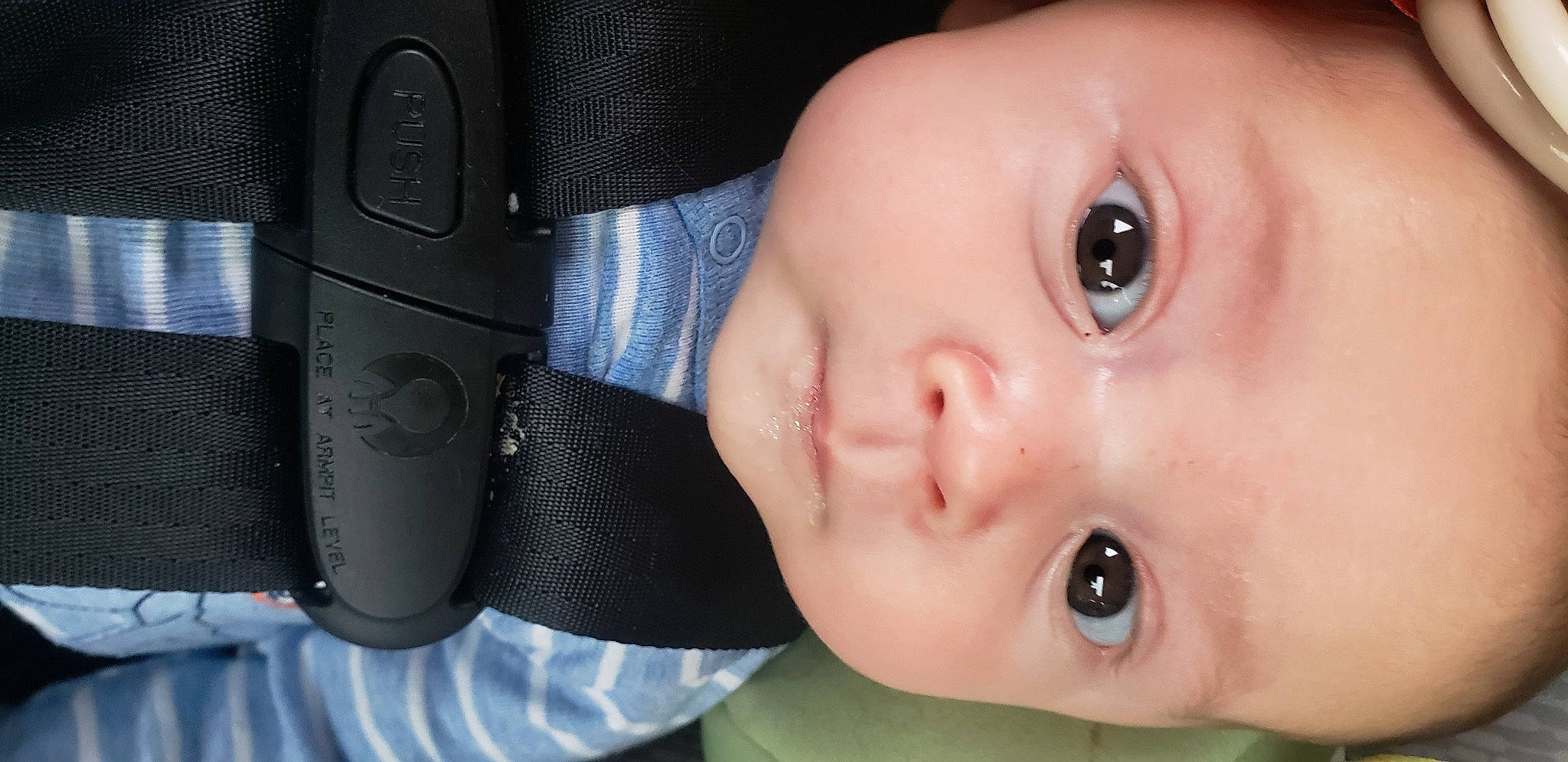 Thomas is registered to the contest to win money with this photo: baby, baby_toddler_clothing, beauty, cheek, child, close_up, electric_blue, eyebrow, eyelash, finger, happy, iris, lip, mouth, nose, person, portrait_photography, product, skin, toddler