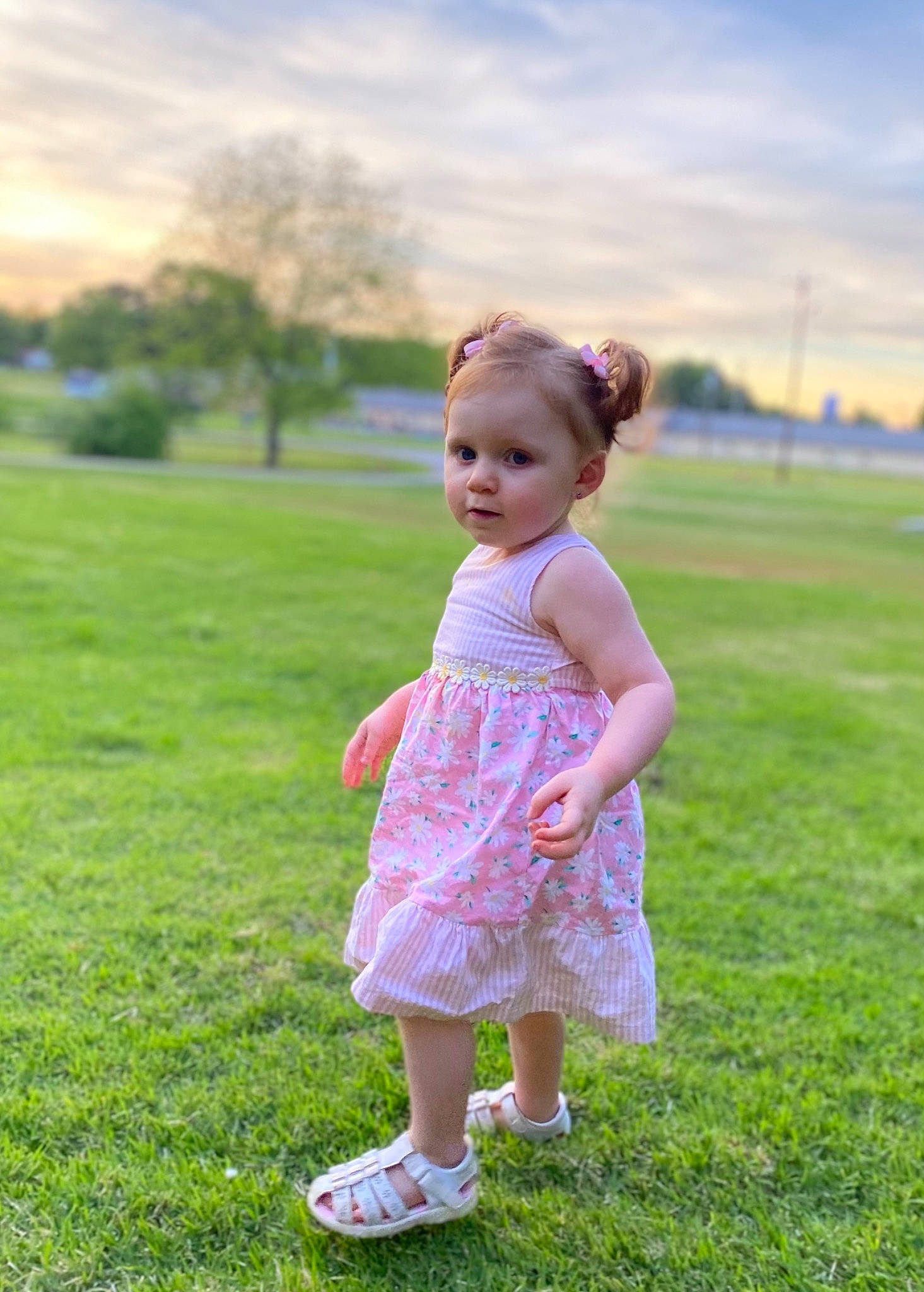 Hannah Beth is registered to the contest to win money with this photo: baby_toddler_clothing, child, cloud, flash_photography, fun, grass, grassland, happy, landscape, lawn, leaf, leisure, meadow, people_in_nature, person, plant, prairie, sandal, sky, toddler