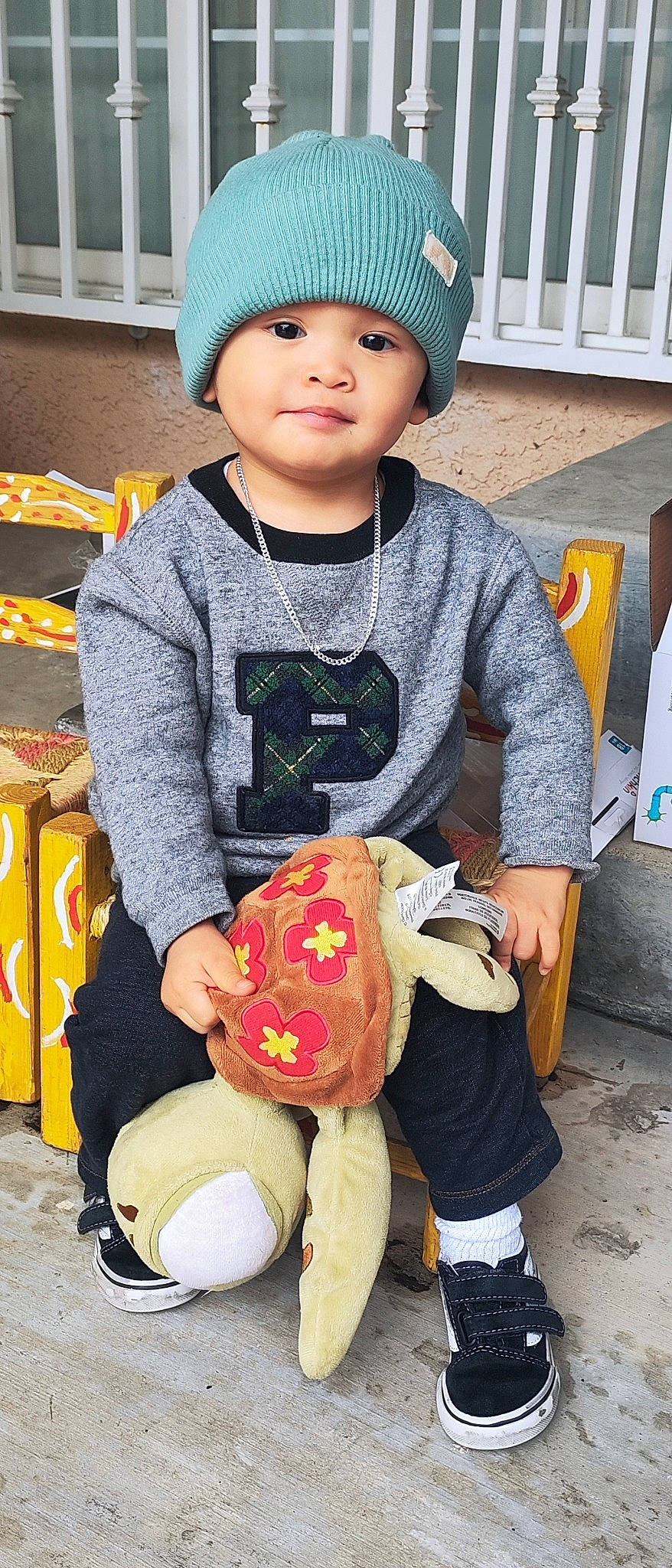 Paulix joined the competition — help win amazing prizes! baby, baby_toddler_clothing, cap, child, facial_expression, fun, happy, hat, headgear, headwear, organ, people, person, photograph, red, sitting, sleeve, snapshot, t_shirt, toddler