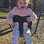 Serenity joined the competition — help win amazing prizes! toddler, child, swing, playground, smiling, happy, outdoor, man, adult, cap, trees, sunlight, legs, clothing, toy, nature, fun, joy, person, daytime