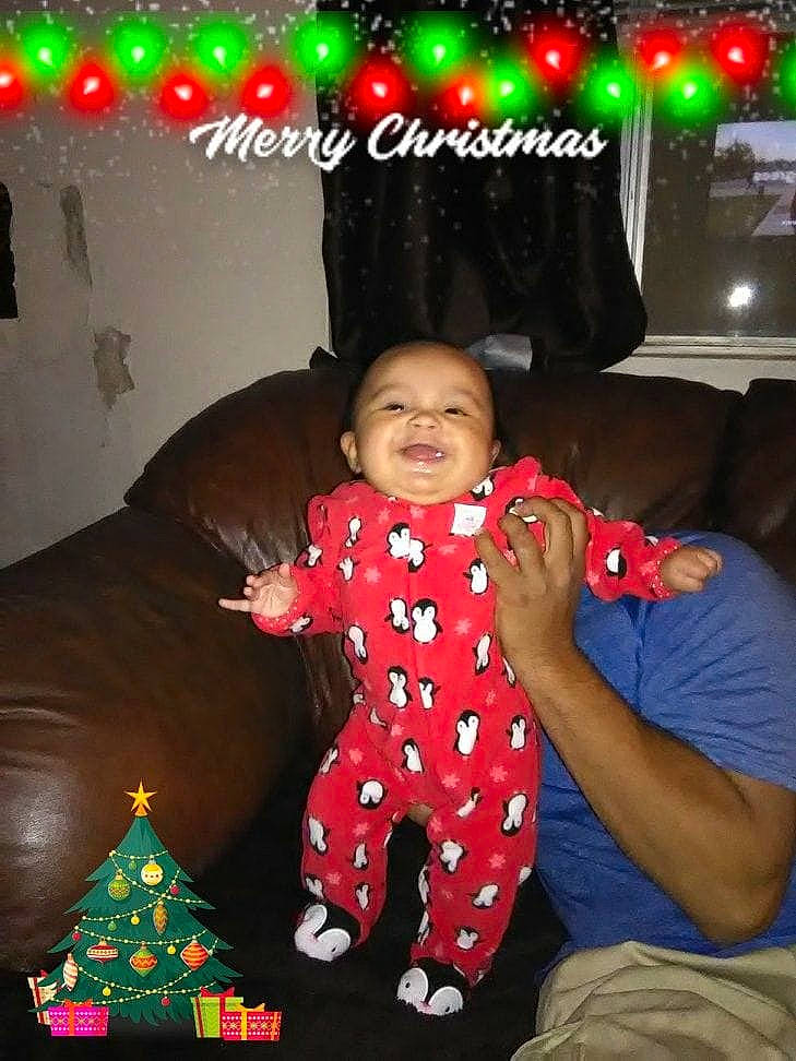 Zavia joined the competition — help win amazing prizes! child, christmas, day, event, fun, holiday, lap, person, play, product, smile, toddler