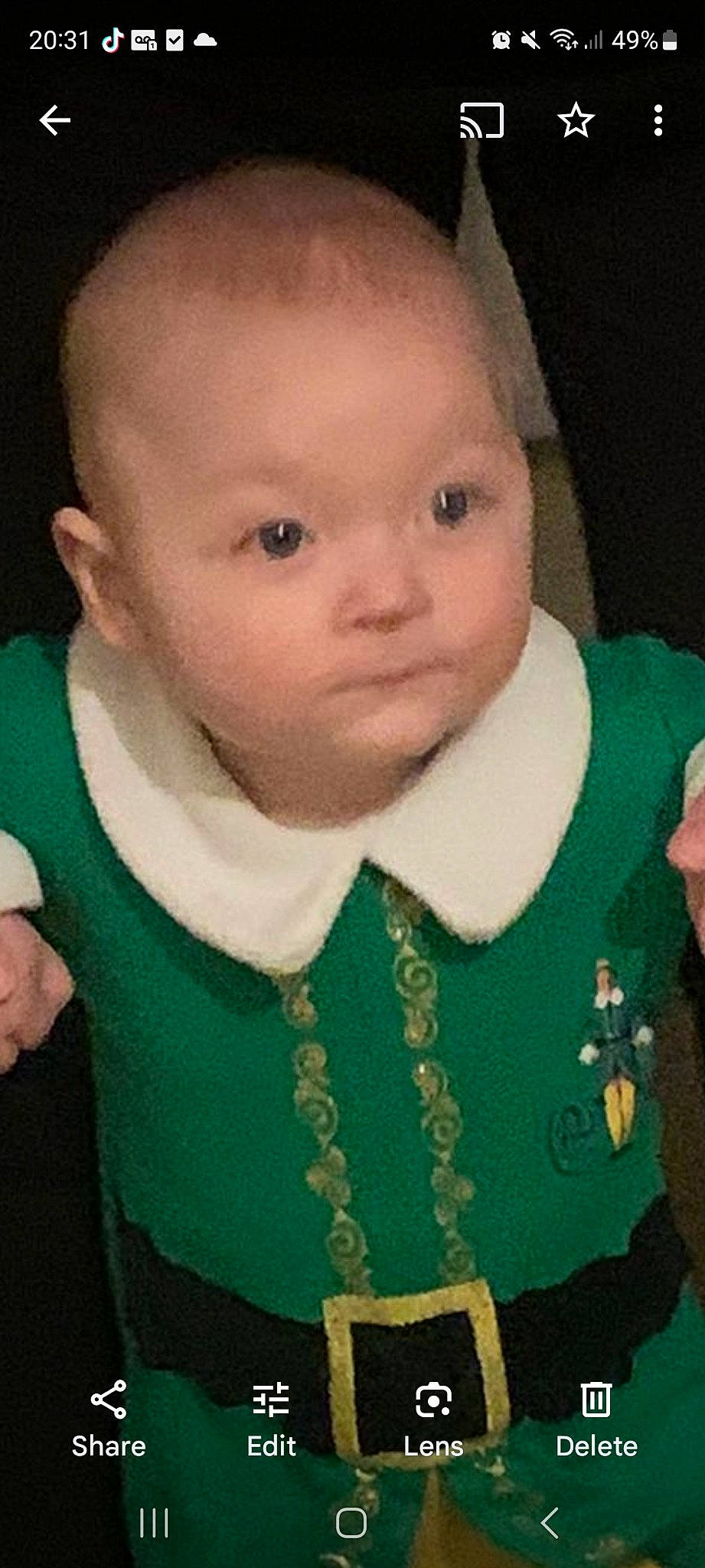 Rhys is registered to the contest to win money with this photo: baby, baby_toddler_clothing, cheek, child, chin, cool, eyebrow, eyelash, finger, forehead, hairstyle, happy, lip, mouth, nose, person, skin, sleeve, thumb, toddler