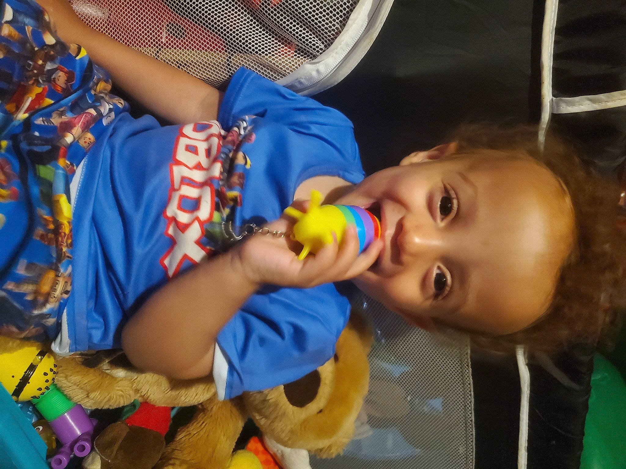 Xzavyor is registered to the contest to win money with this photo: baby, baby_products, baby_toys, blue, cheek, child, electric_blue, event, fun, happy, iris, leisure, mouth, nose, organ, person, play, skin, smile, toddler