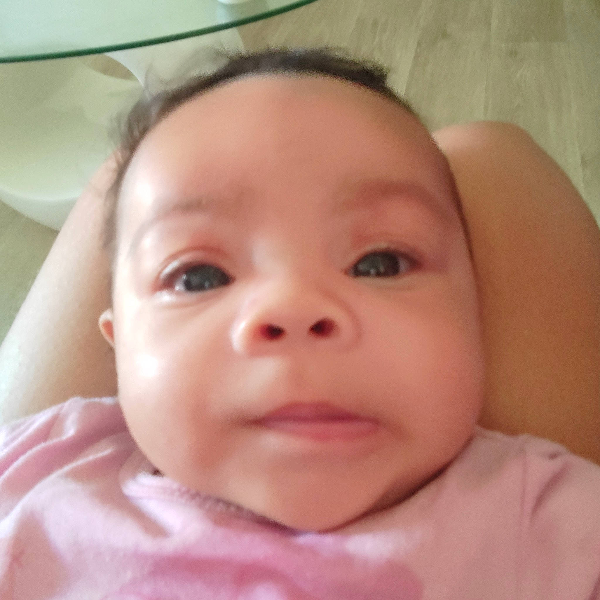 Cataleya participe au concours pour gagner de l'argent avec cette photo : baby, cheek, chin, ear, eye, eyebrow, eyelash, face, forehead, happy, head, iris, jaw, lip, mouth, neck, nose, person, pink, skin