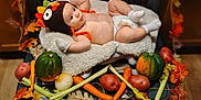 Xavian is registered to the contest to win money with this photo: autumn_leaves, baby, carrots, celery, cushion, cute, decor, diaper, holiday, infant, kitchen, onion, oven, potatoes, pumpkin, seasonal, socks, thanksgiving, turkey_hat, vegetables