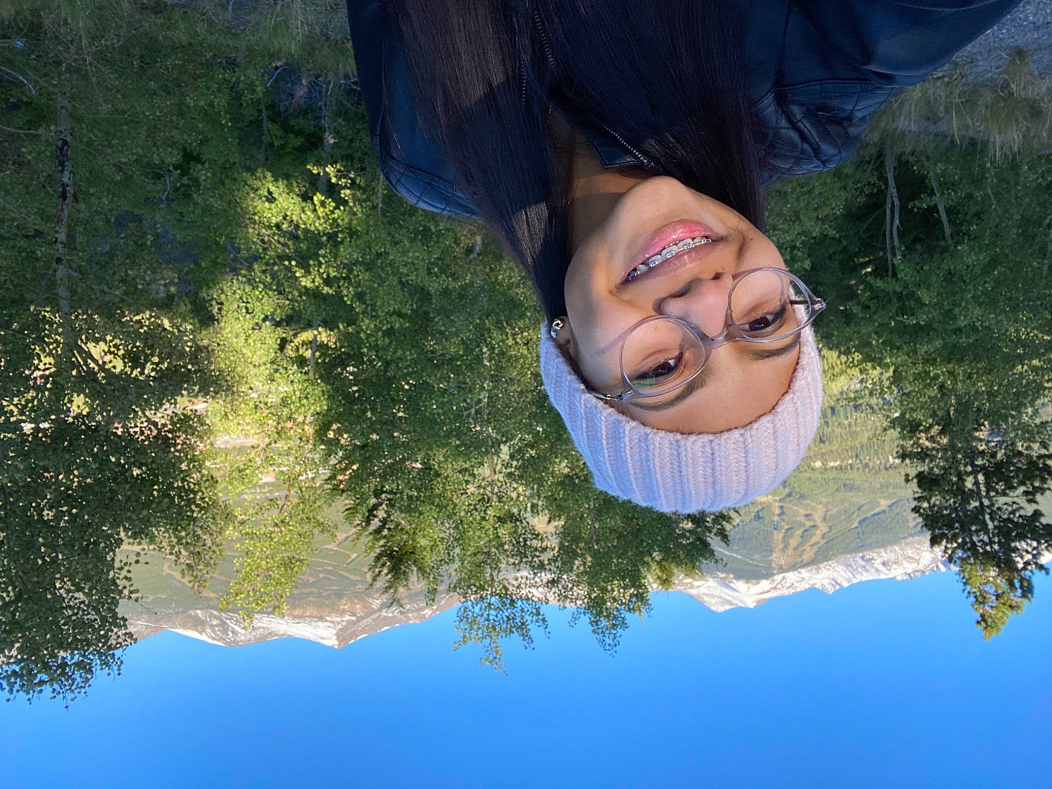 Diana joined the competition — help win amazing prizes! blue, fun, happy, headwear, joy, lake, leisure, people_in_nature, person, photography, plant, reflection, river, sky, smile, tree, water, world