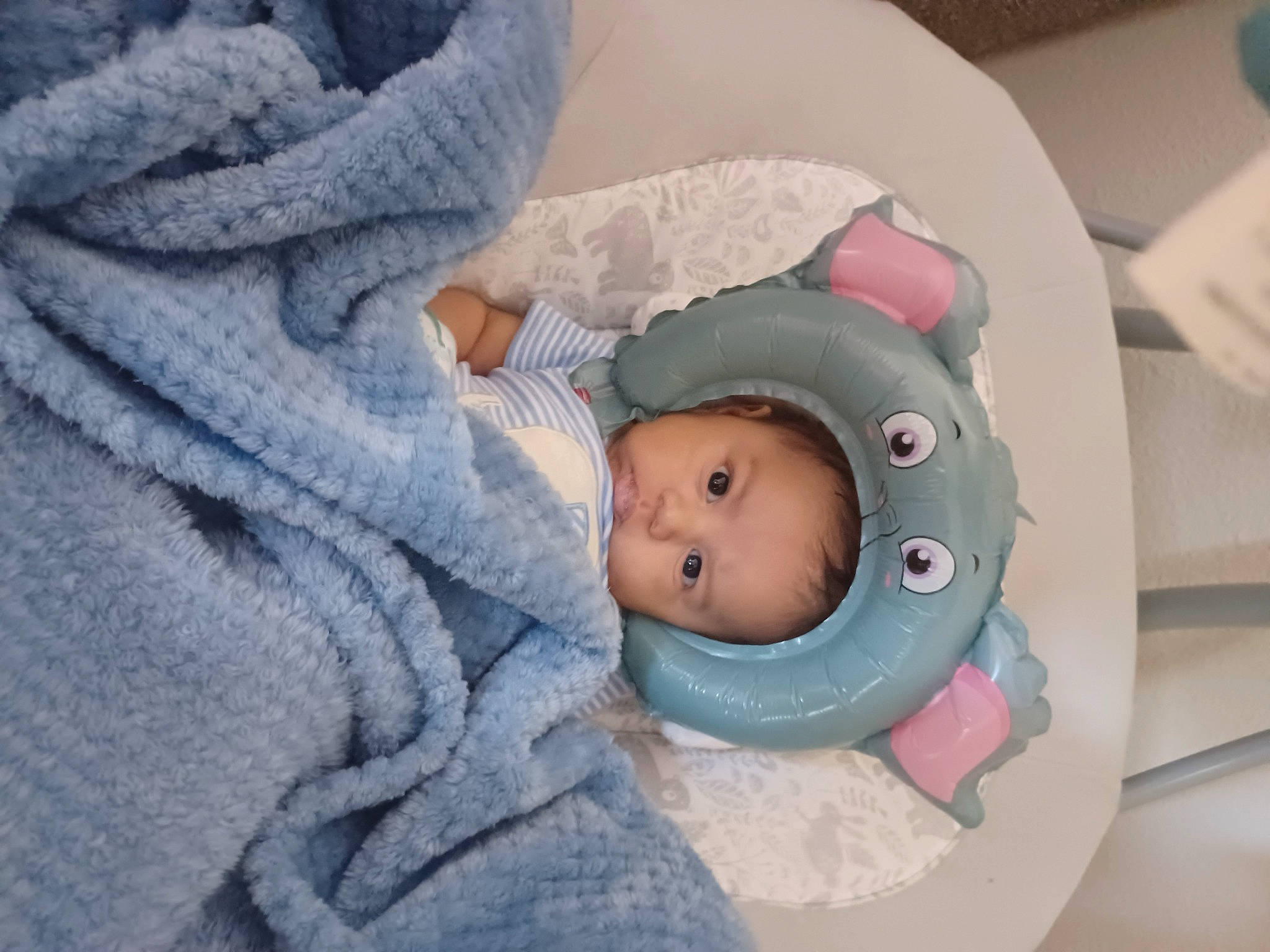 Angel joined the competition — help win amazing prizes! baby, baby_products, baby_safety, baby_sleeping, baby_toddler_clothing, bedding, bedtime, cheek, child, comfort, hat, headgear, infant_bed, iris, linens, nap, person, room, skin, textile