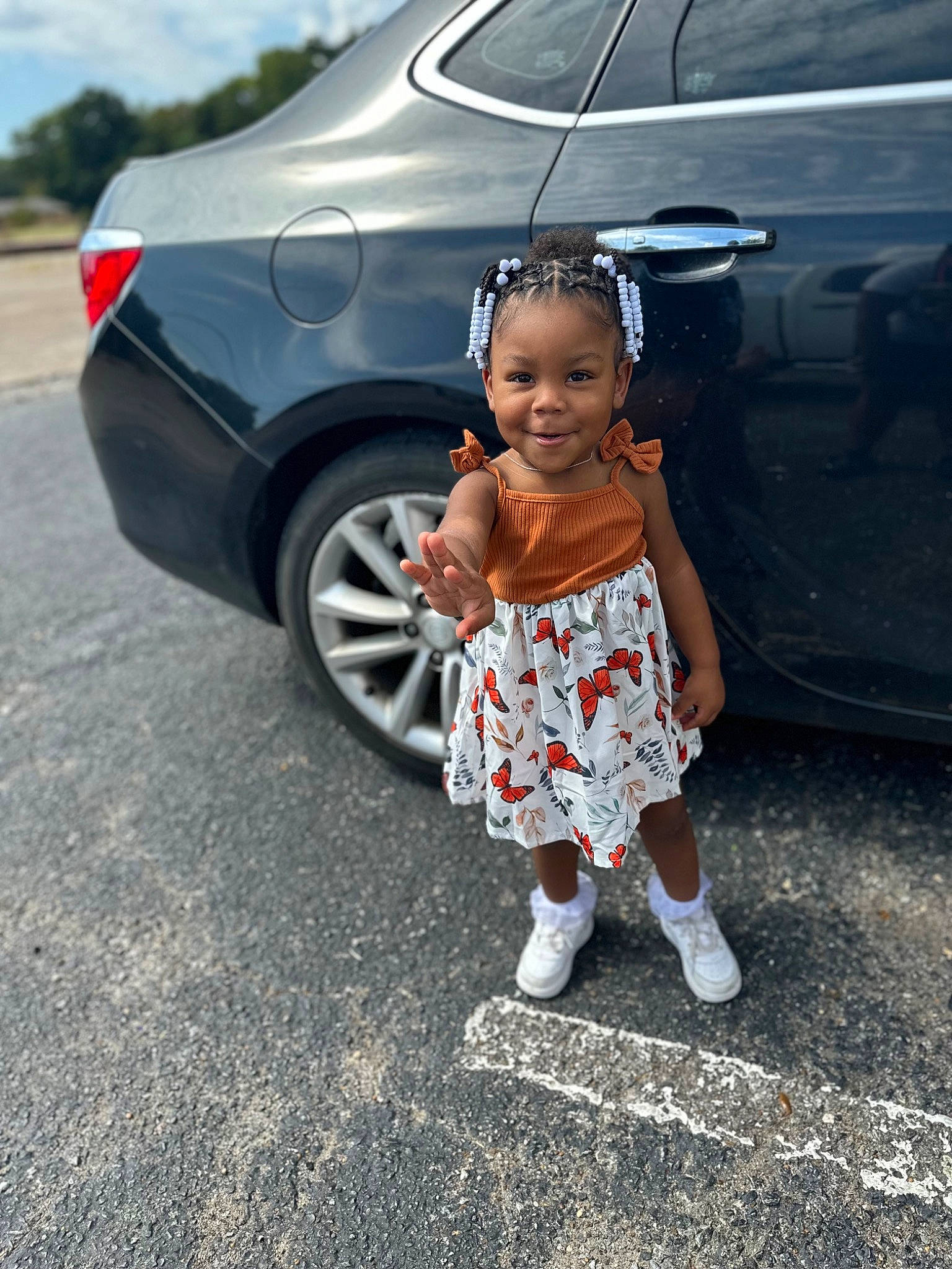 Anova joined the competition — help win amazing prizes! alloy_wheel, asphalt, automotive_design, automotive_exterior, automotive_lighting, automotive_tire, bumper, car, footwear, joy, motor_vehicle, person, personal_luxury_car, rim, smile, tire, toddler, trunk, vehicle, vehicle_door