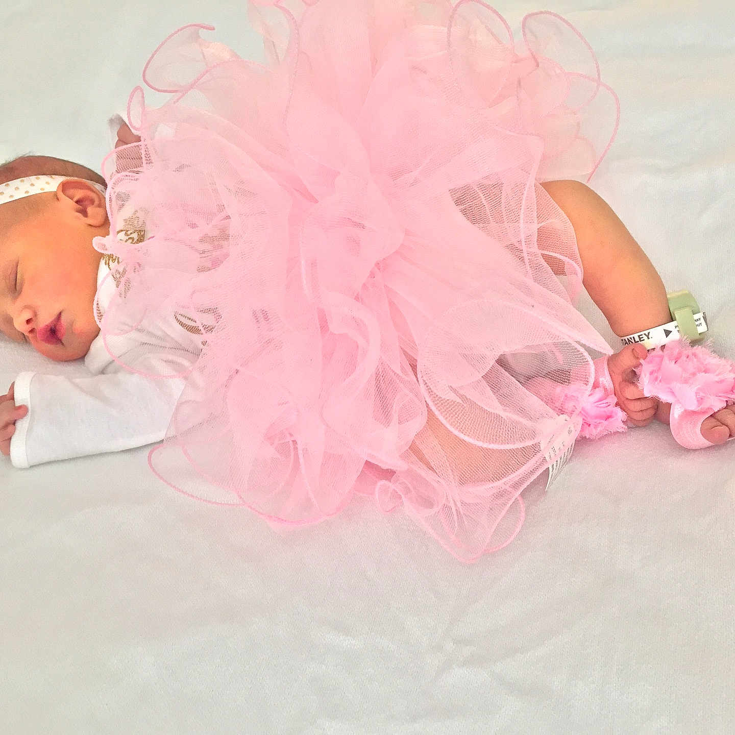 Aliayah joined the competition — help win amazing prizes! child, fashion_accessory, girl, gown, hair_accessory, headband, headgear, headpiece, infant, petal, pink, product, toddler