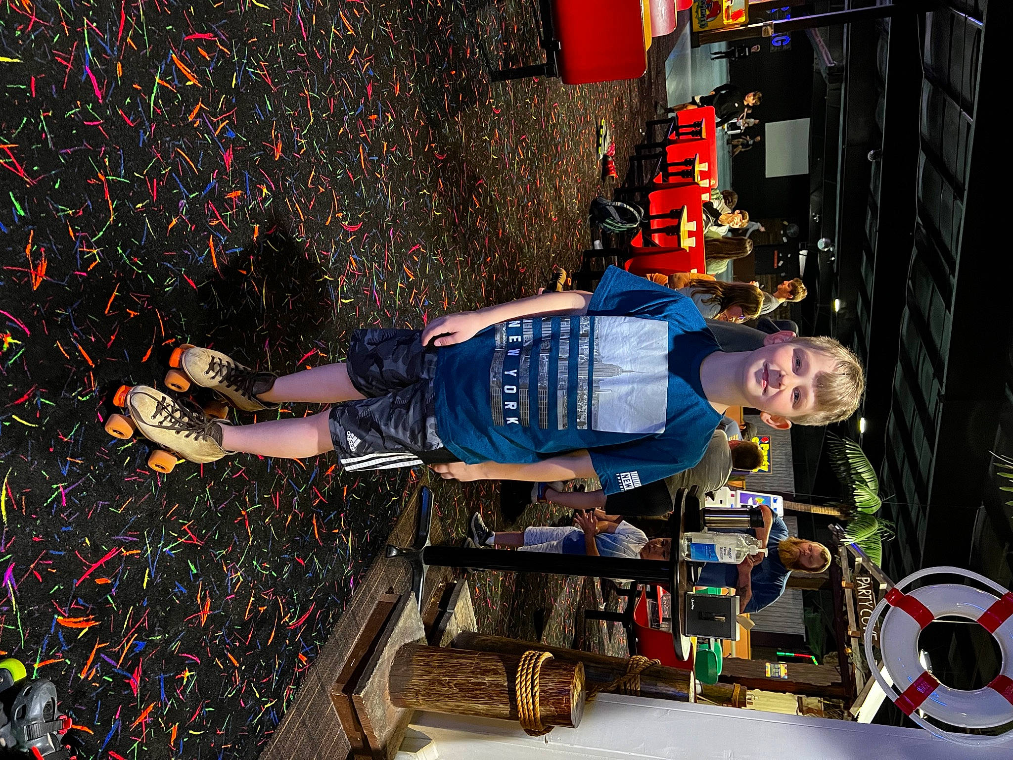 Cace joined the competition — help win amazing prizes! city, confetti, electric_blue, engineering, event, fun, human_leg, joy, machine, night, pedestrian, person, recreation, road, street, world