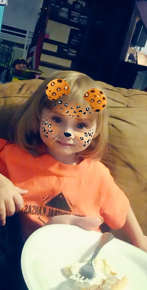 Nancy joined the competition — help win amazing prizes! bathing, cap, dishware, eyelash, fashion_accessory, fun, hair_accessory, happy, hat, headgear, headpiece, mask, orange, paint, person, personal_protective_equipment, plate, platter, porcelain, serveware