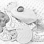 Joy participe au concours pour gagner de l'argent avec cette photo : baby, newborn, girl, sleeping, headband, soft_toy, pajamas, blanket, cuddly, peaceful, infant, cute, lying_down, close_up, portrait, child, resting, soft_texture, wooden_sign, monochrome
