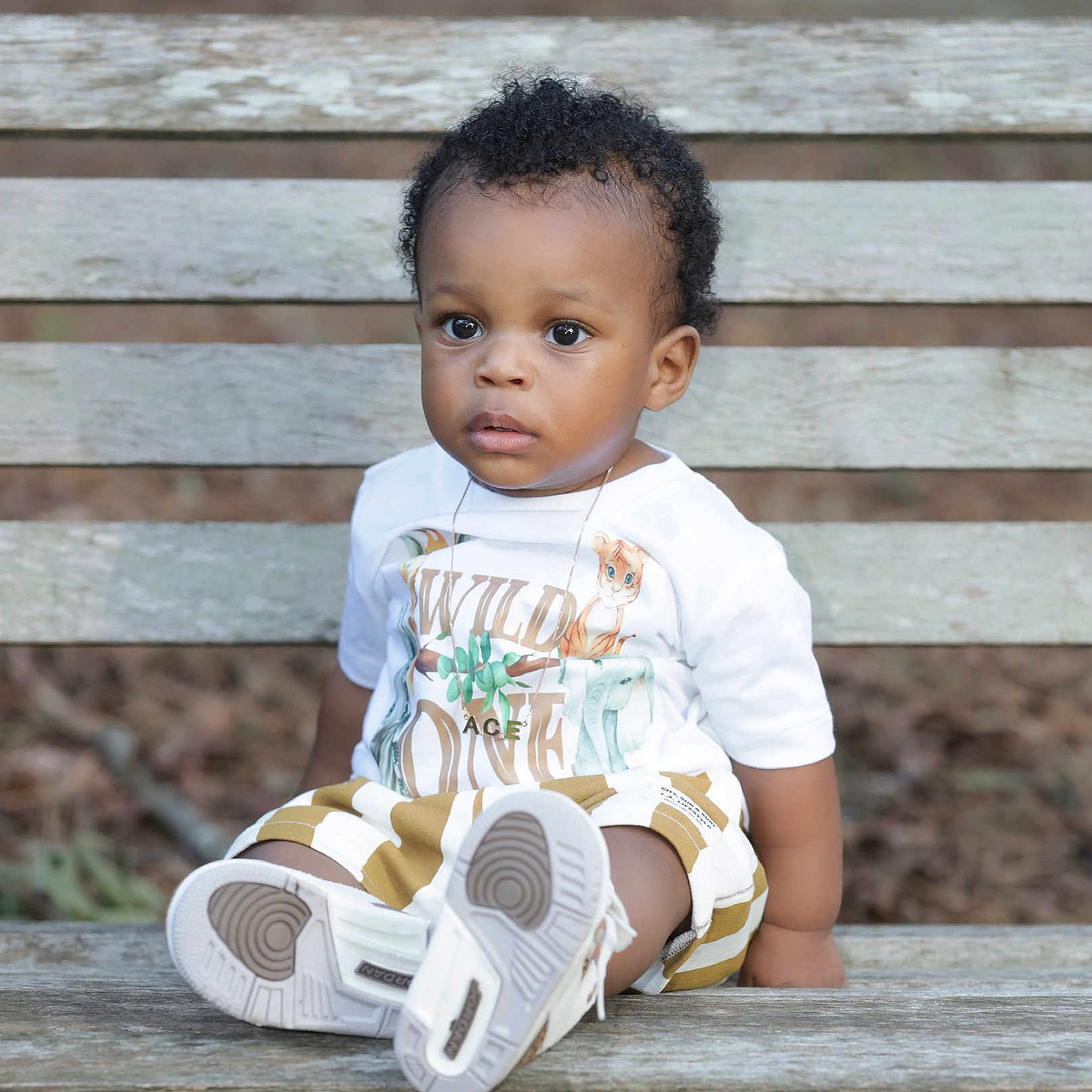 Ace joined the competition — help win amazing prizes! accessories, baby, ball, bench, clothing, face, football, footwear, furniture, head, jewelry, necklace, pants, person, photography, portrait, shoe, sitting, sneaker, soccer