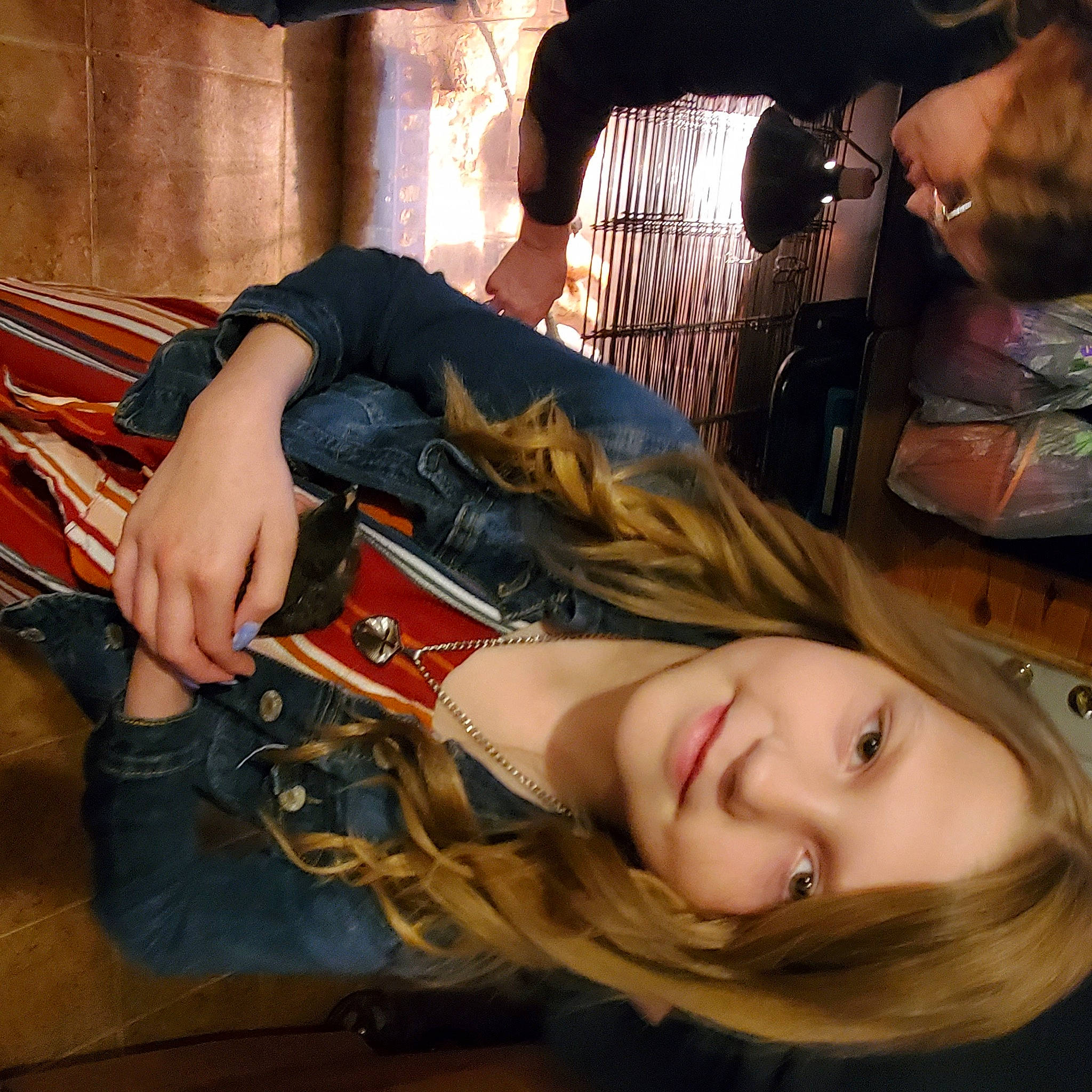 Breanna joined the competition — help win amazing prizes! bag, black_hair, brown_hair, cool, eyelash, eyewear, feathered_hair, flash_photography, flesh, fun, human_leg, jewellery, joy, layered_hair, long_hair, mouth, person, sitting, smile, snapshot