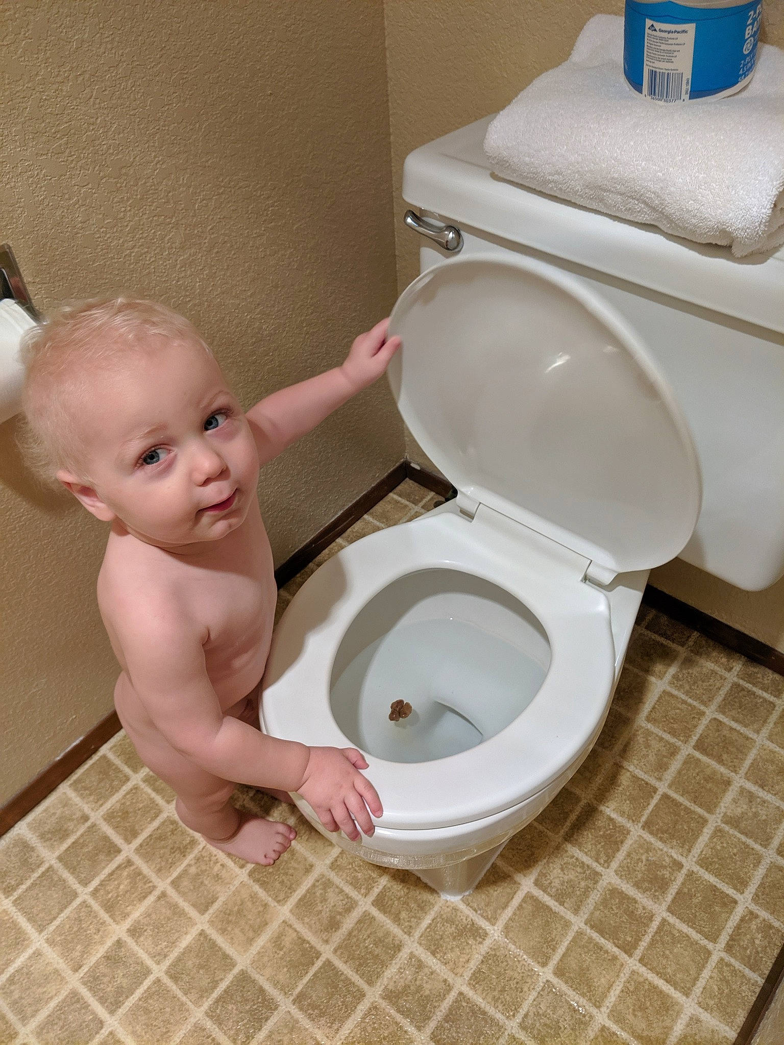 Boden joined the competition — help win amazing prizes! baby_bathing, bathroom, chamber_pot, child, person, plumbing_fixture, potty_training, product, toilet, toilet_seat