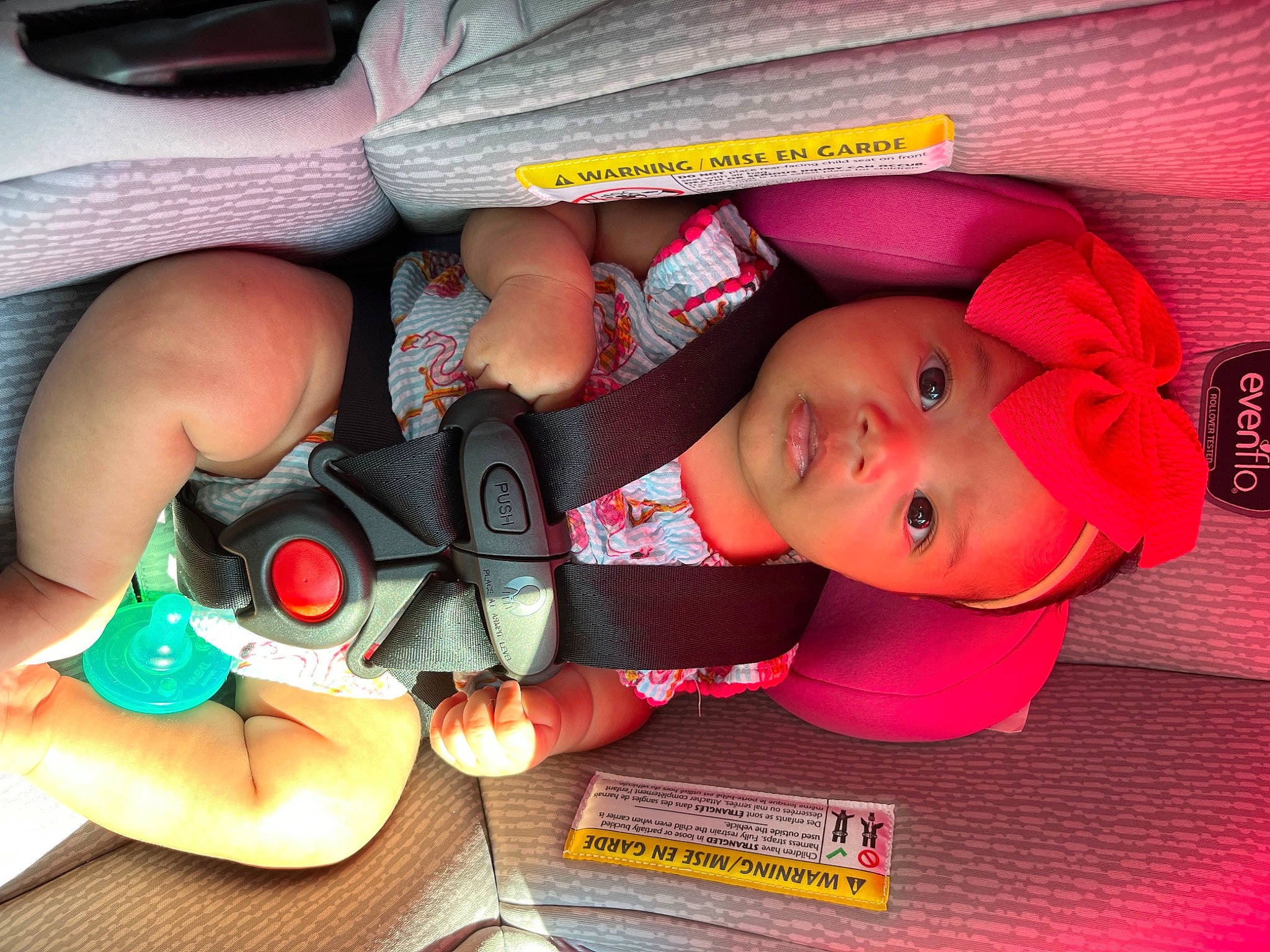 Haiden joined the competition — help win amazing prizes! baby, baby_products, carmine, chest, child, comfort, eyewear, finger, gesture, hand, headwear, mouth, nail, person, personal_protective_equipment, pink, skin, thigh, thumb, toddler