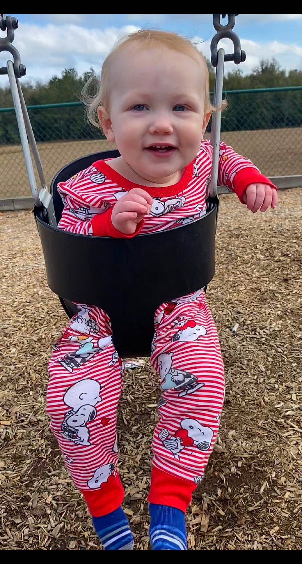 Ryker joined the competition — help win amazing prizes! baby, baby_toddler_clothing, child, city, cool, face, fun, grass, happy, head, joy, pattern, people_in_nature, person, plant, red, sky, sleeve, smile, t_shirt