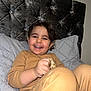 Kenzo joined the competition — help win amazing prizes! bed, child, clothing, cozy, cute, furniture, happy, headboard, home, indoor, laughing, person, pillow, portrait, relaxed, resting, sleepwear, smile, toddler, young