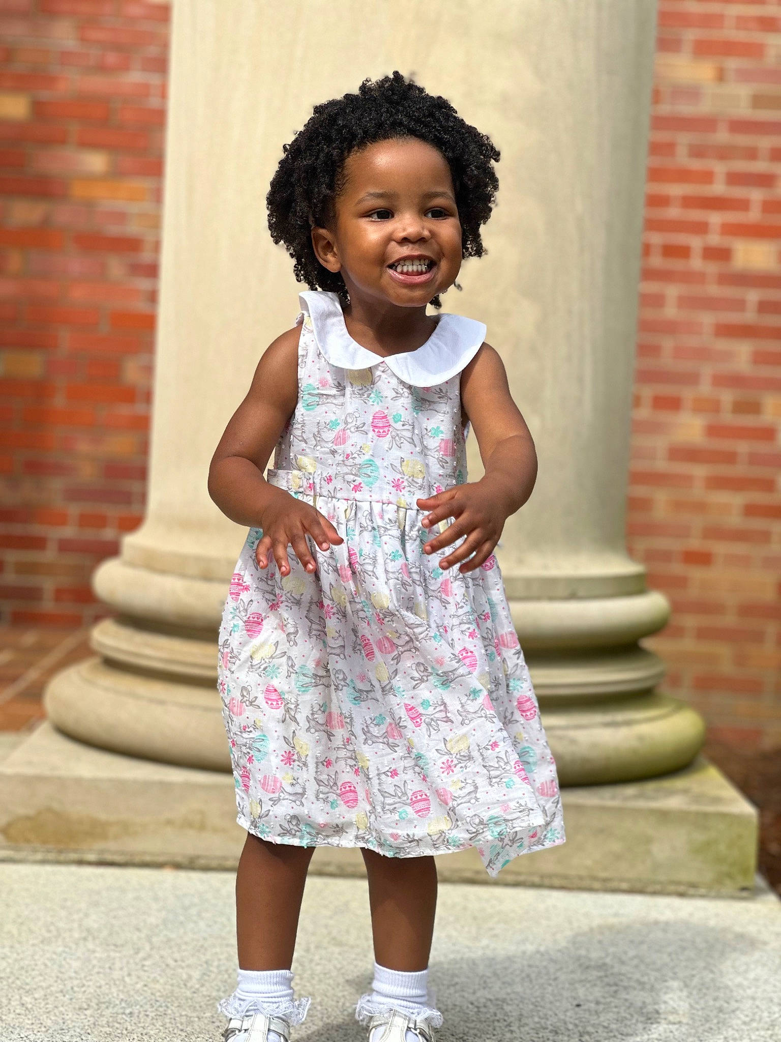 Shiloh is registered to the contest to win money with this photo: beauty, black_hair, chin, clothing, eye, face, facial_expression, hair, hairstyle, happy, human, joy, magenta, one_piece_garment, person, pink, skin, sleeve, smile, standing